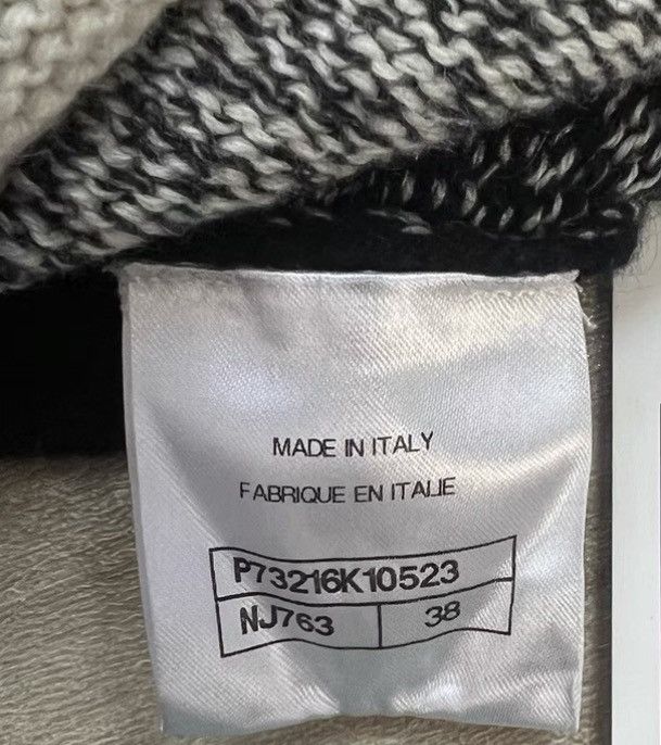 Chanel Chanel Black & White Checkerboard Half-Zip Sweater K12 Size XS / US 0-2 / IT 36-38 - 7 Thumbnail