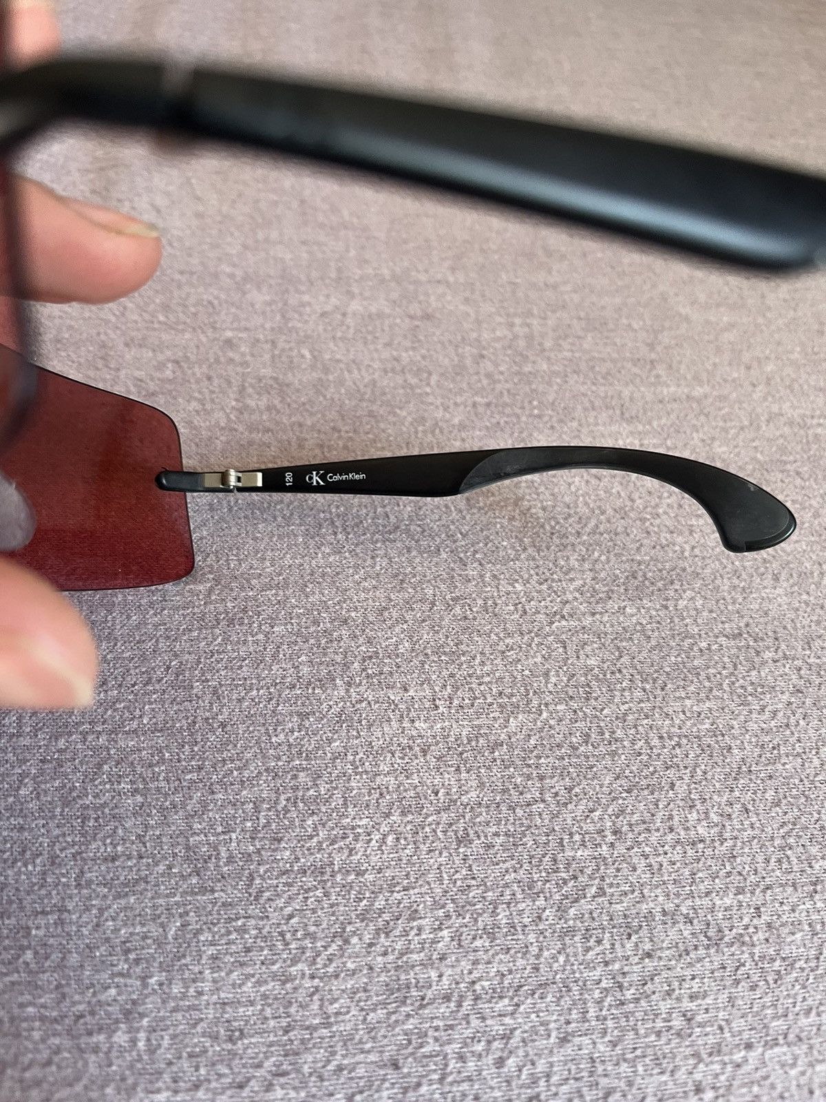 Calvin Klein × Vintage Calvin Klein Sunglasses Black Vintage Japan Size ONE SIZE - 3 Thumbnail