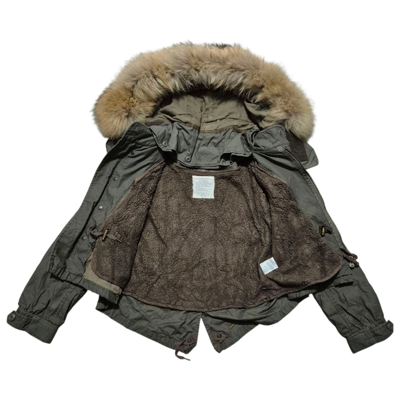 GOA Vintage goa military zip fur hoodie Size US M / EU 48-50 / 2 - 6 Thumbnail