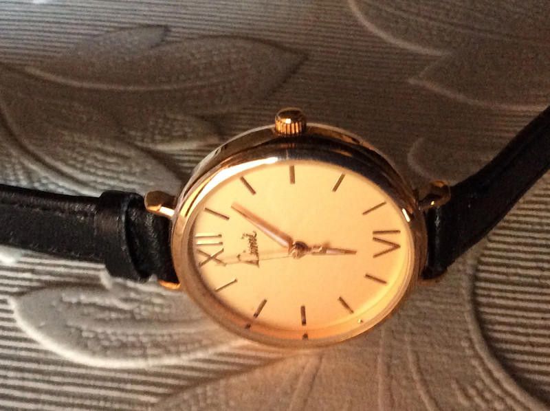 Designer limit ladies rose gold dial black leather strap watch Size ONE SIZE - 7 Thumbnail