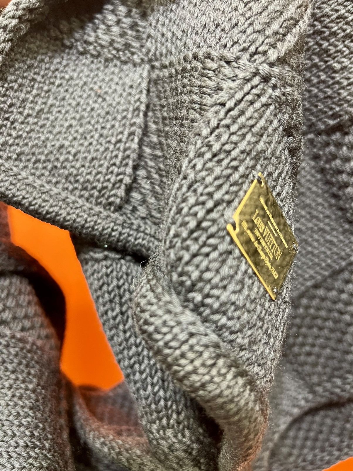 Louis Vuitton VIRGIL ABLOH park stole in damier, s/s 2019 Size 46 - 1 Thumbnail