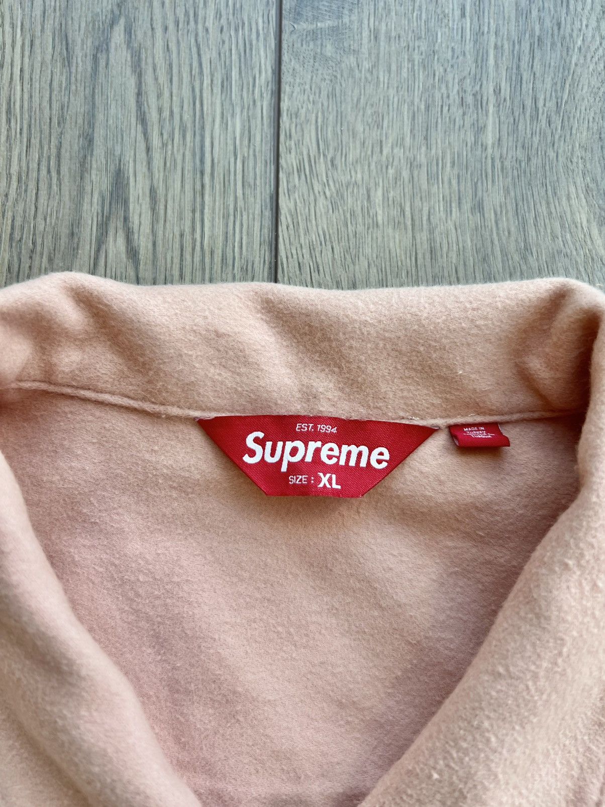 Supreme Supreme Moleskin Work Jacket Dusty Pink XL Size US XL / EU 56 / 4 - 5 Thumbnail