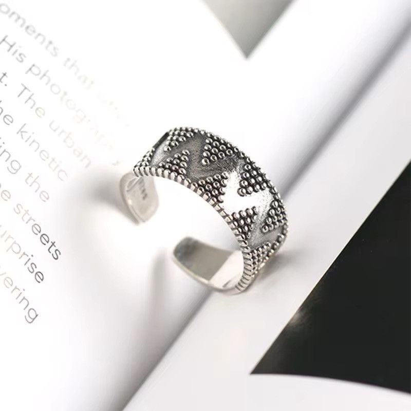 Jewelry 17mm Creative Dot Rings Size ONE SIZE - 3 Thumbnail