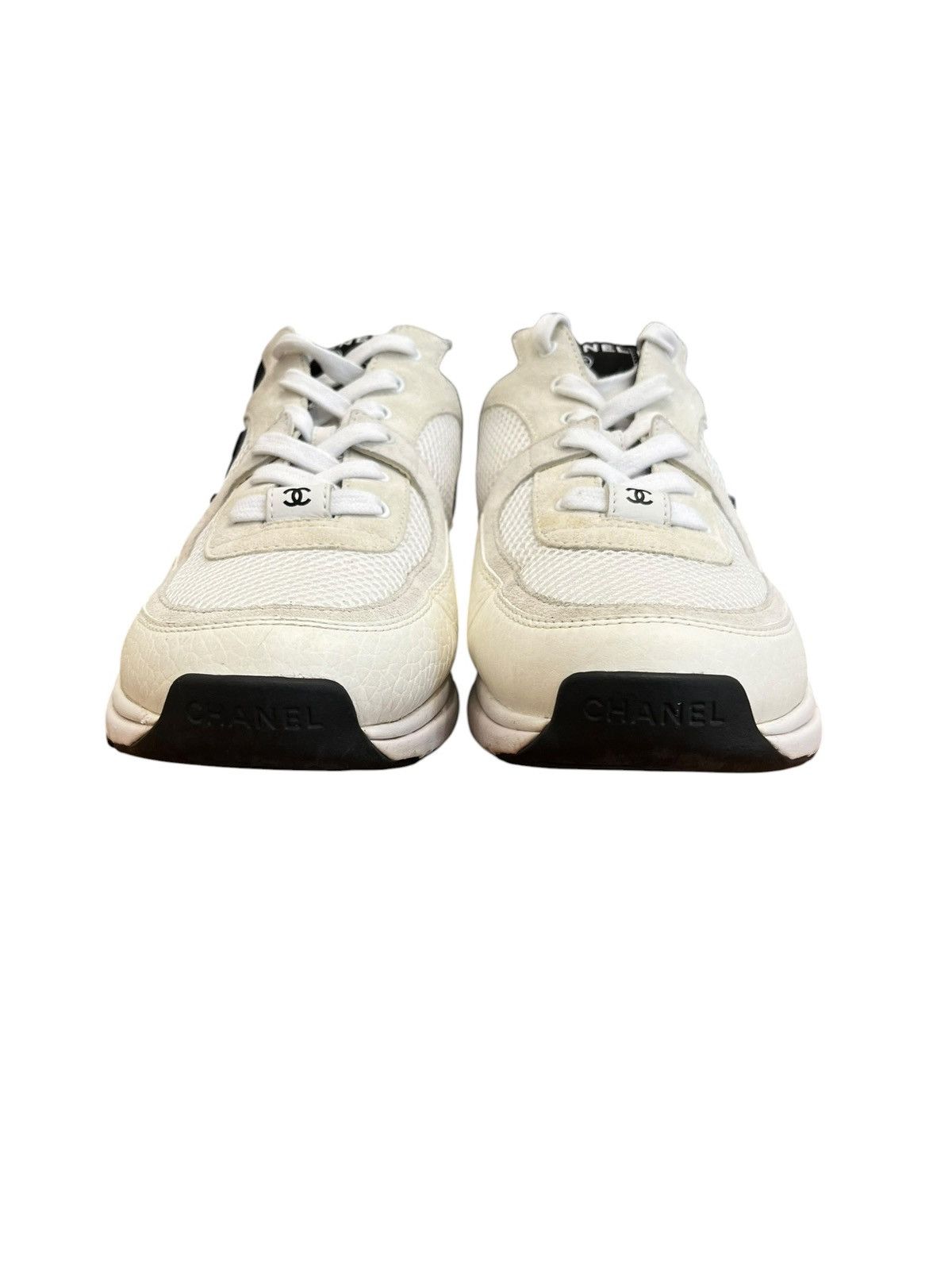 Chanel Chanel CC Logo Trainers Size US 11 / IT 41 - 4 Thumbnail