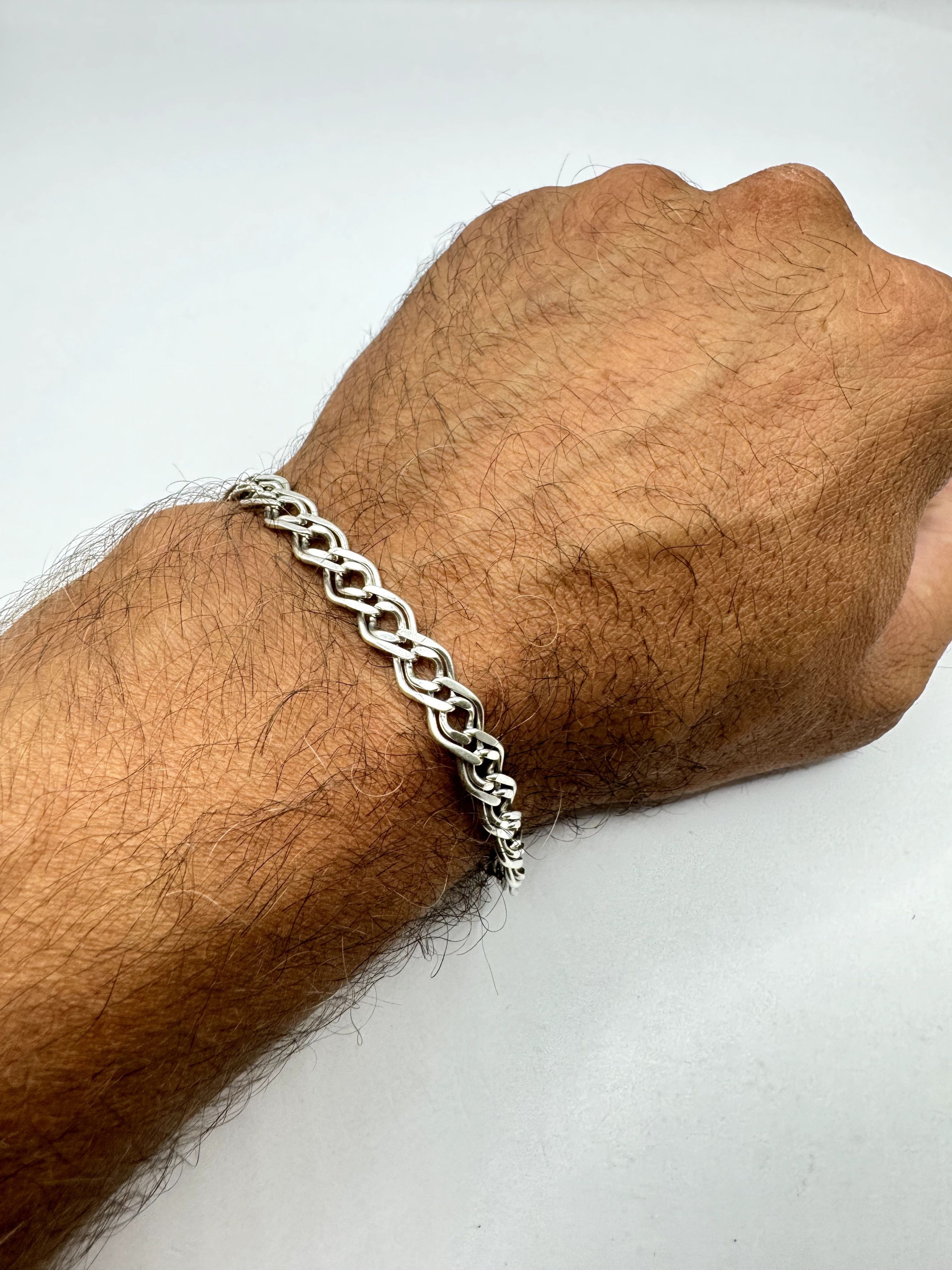 Vintage Vintage 925 Sterling Silver Bracelet Elegant Jewelry 12.51g Size ONE SIZE - 6 Thumbnail