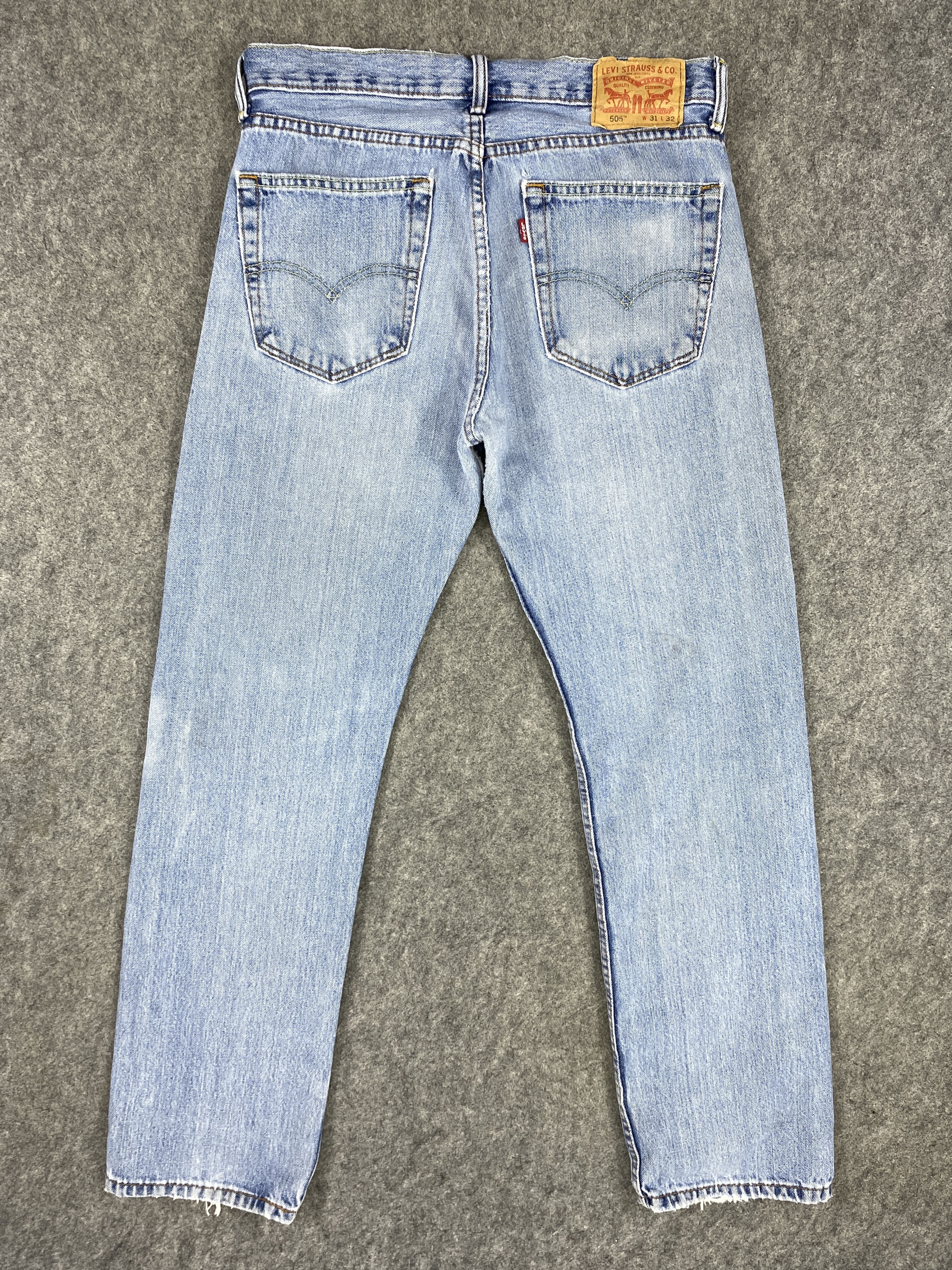 Levi's Light Blue Wash Vintage Levi's 505 Jeans 32x31 Denim -JN1818 Size US 32 / EU 48 - 2 Thumbnail