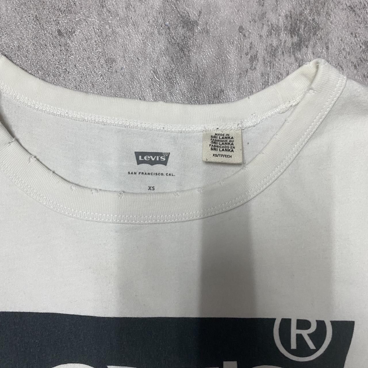 Levi's Levi's white and black cotton streetwear tee #streetwear Size US XS / EU 42 / 0 - 3 Thumbnail