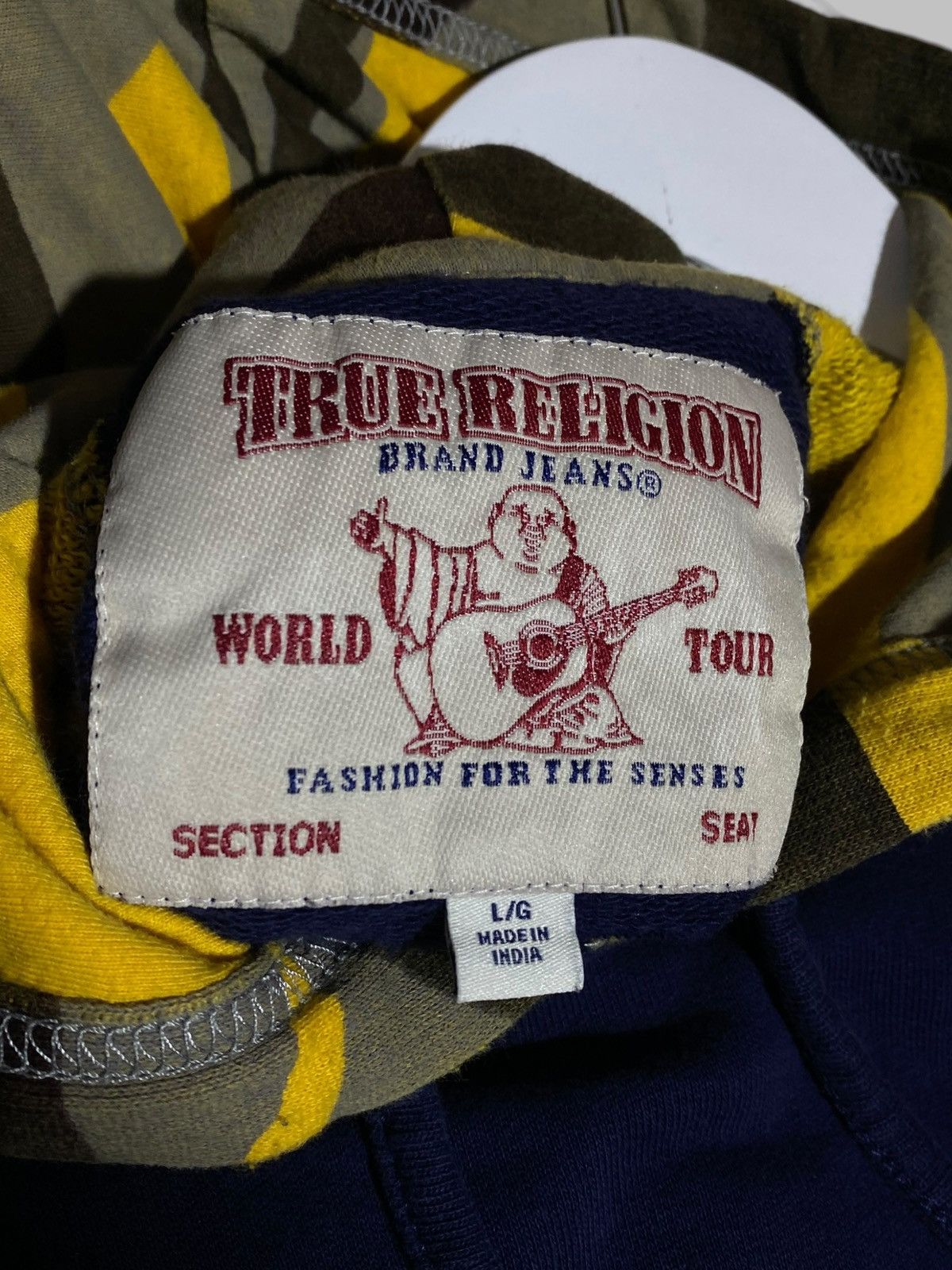 True Religion × Vintage Y2k True Religion Camouflage Hoodie Japanese Streetwear Size US L / EU 52-54 / 3 - 15 Thumbnail