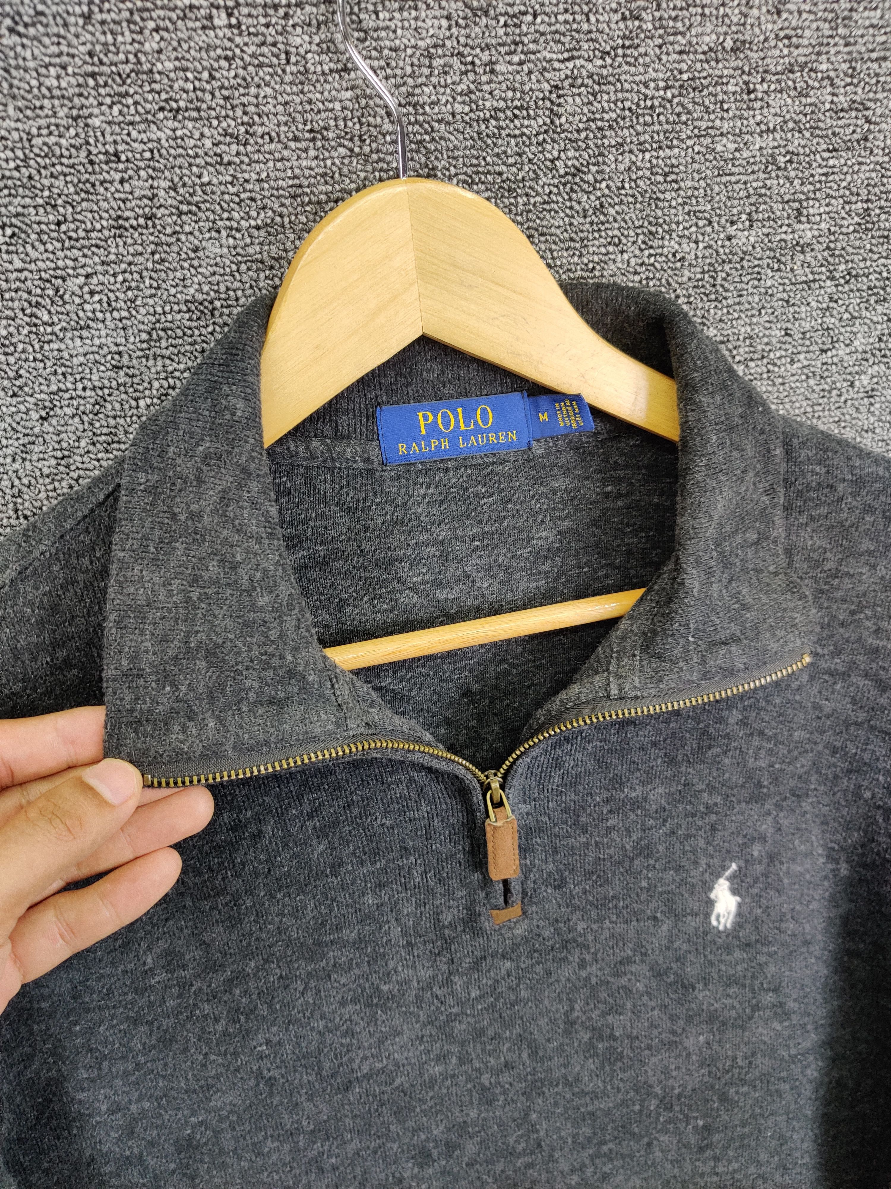 Polo Ralph Lauren Vintage Polo Ralph Lauren Quarter Half Zipper Knit Sweater Size US M / EU 48-50 / 2 - 6 Thumbnail