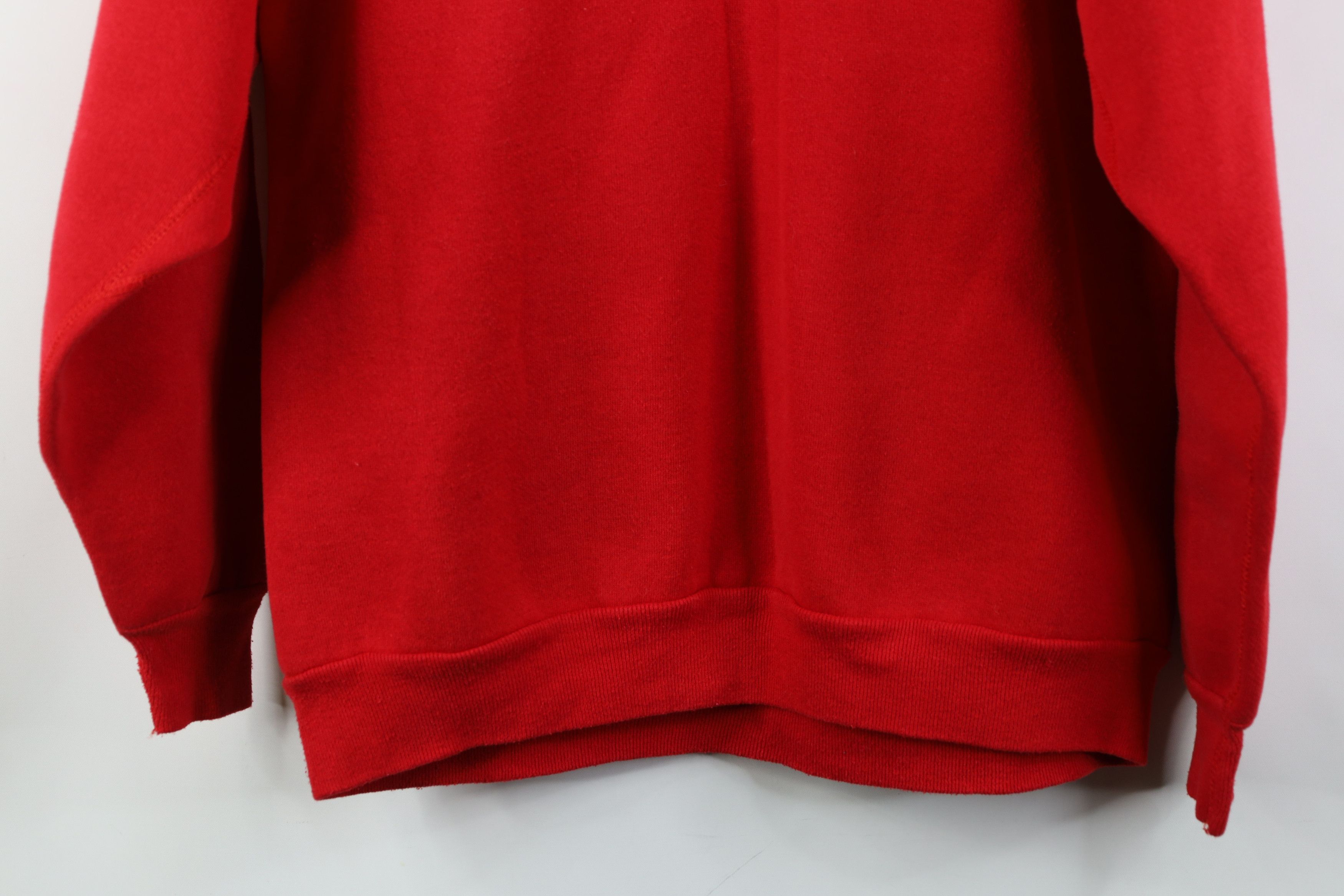 Vintage Vintage 70s 80s Heavyweight Crewneck Sweatshirt Red USA Size US L / EU 52-54 / 3 - 11 Thumbnail