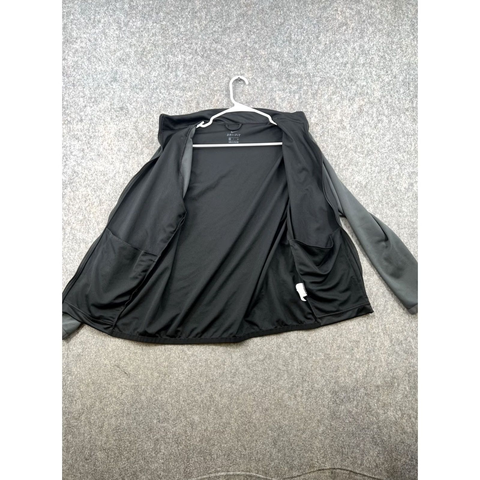 Nike Nike Dri Fit Men's Black Gray Full Zip Track Jacket S Regular Size US S / EU 44-46 / 1 - 5 Thumbnail