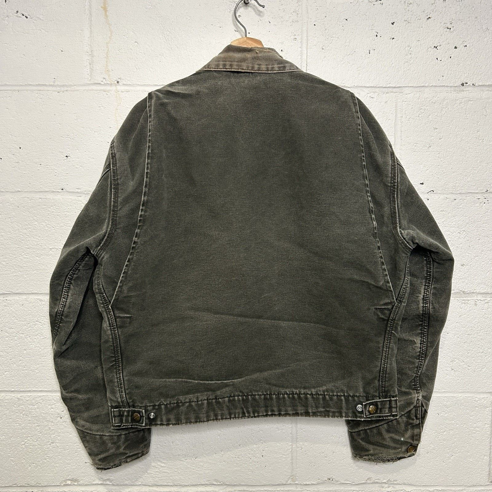 Carhartt Vintage Carhartt Blanket-Lined Detroit Jacket “Moss” J97 MOS Size US L / EU 52-54 / 3 - 3 Thumbnail
