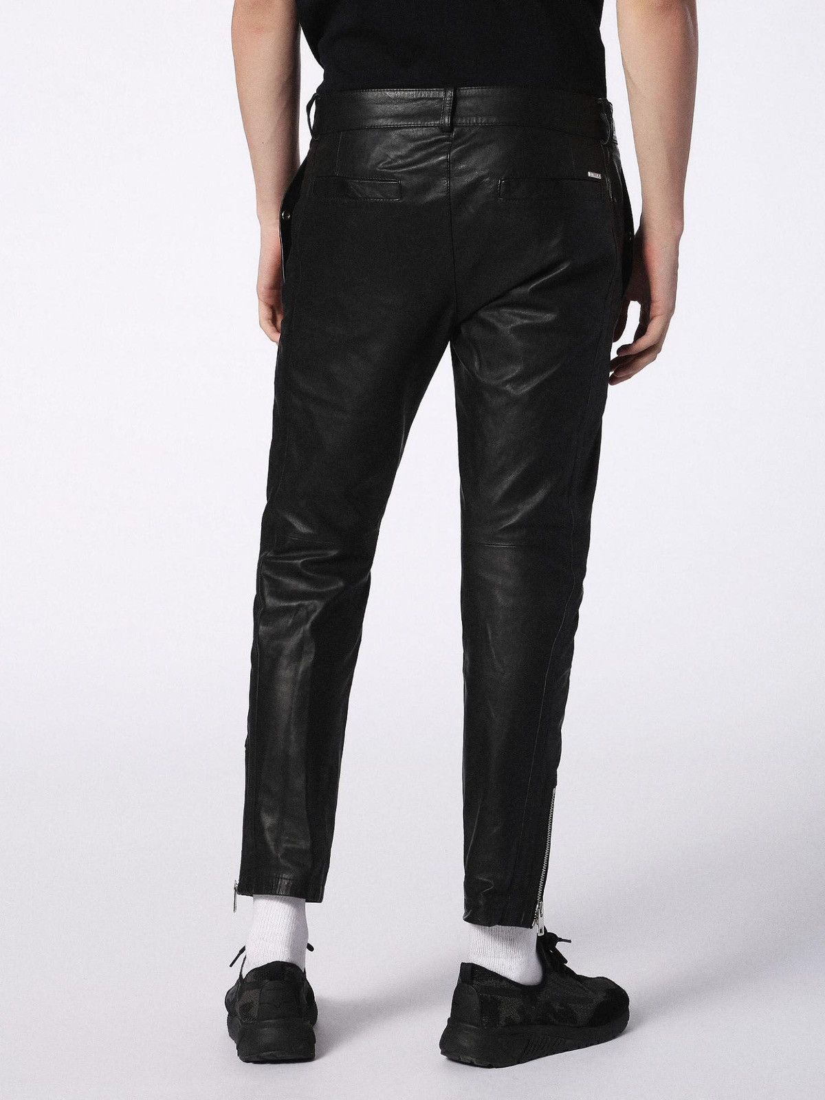 Diesel Diesel P-MONTE-L leather trousers Size US 27 - 10 Thumbnail