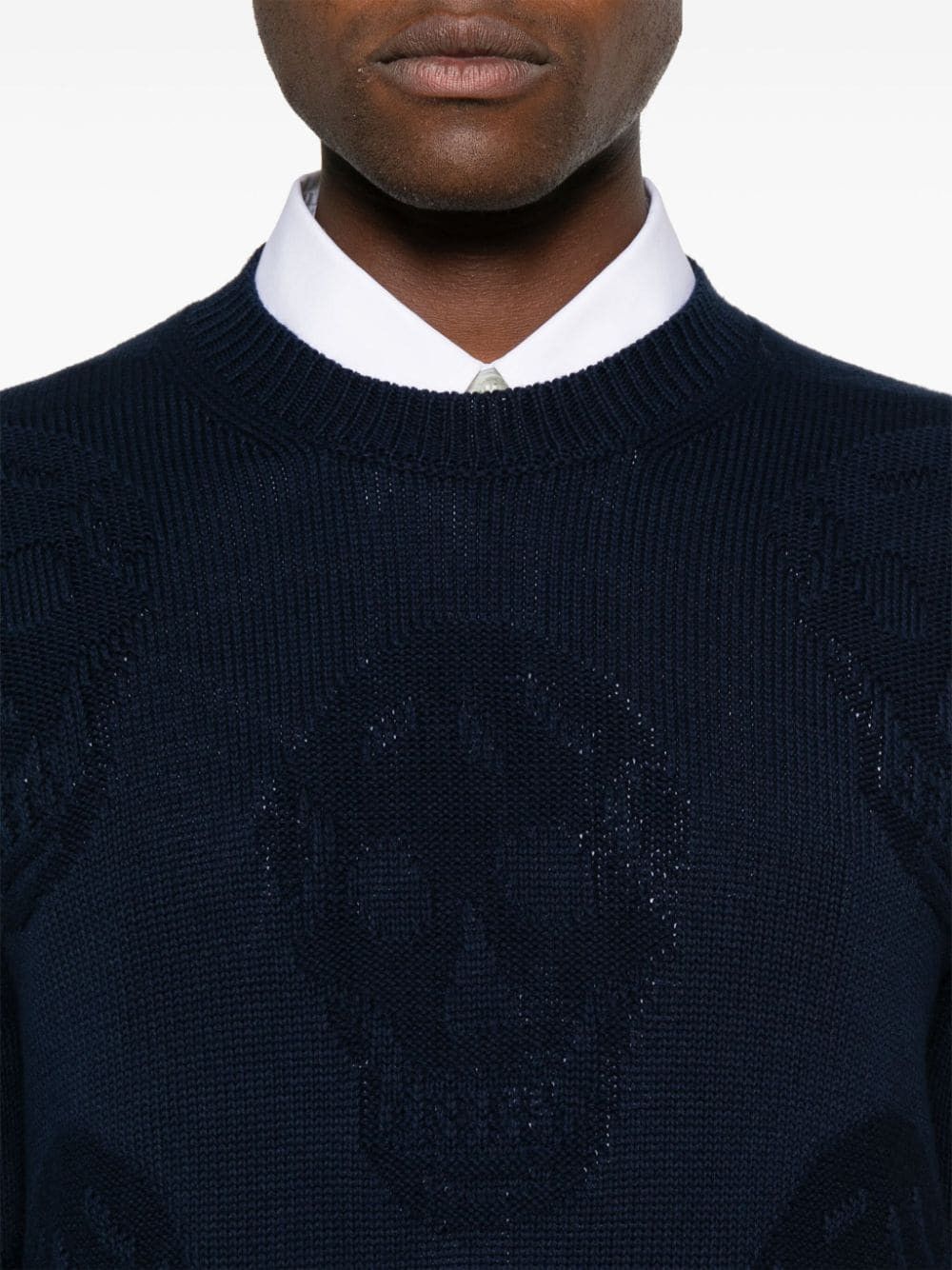 Alexander McQueen o1y1024 Sweater in Midnight Blue Size US S / EU 44-46 / 1 - 5 Thumbnail
