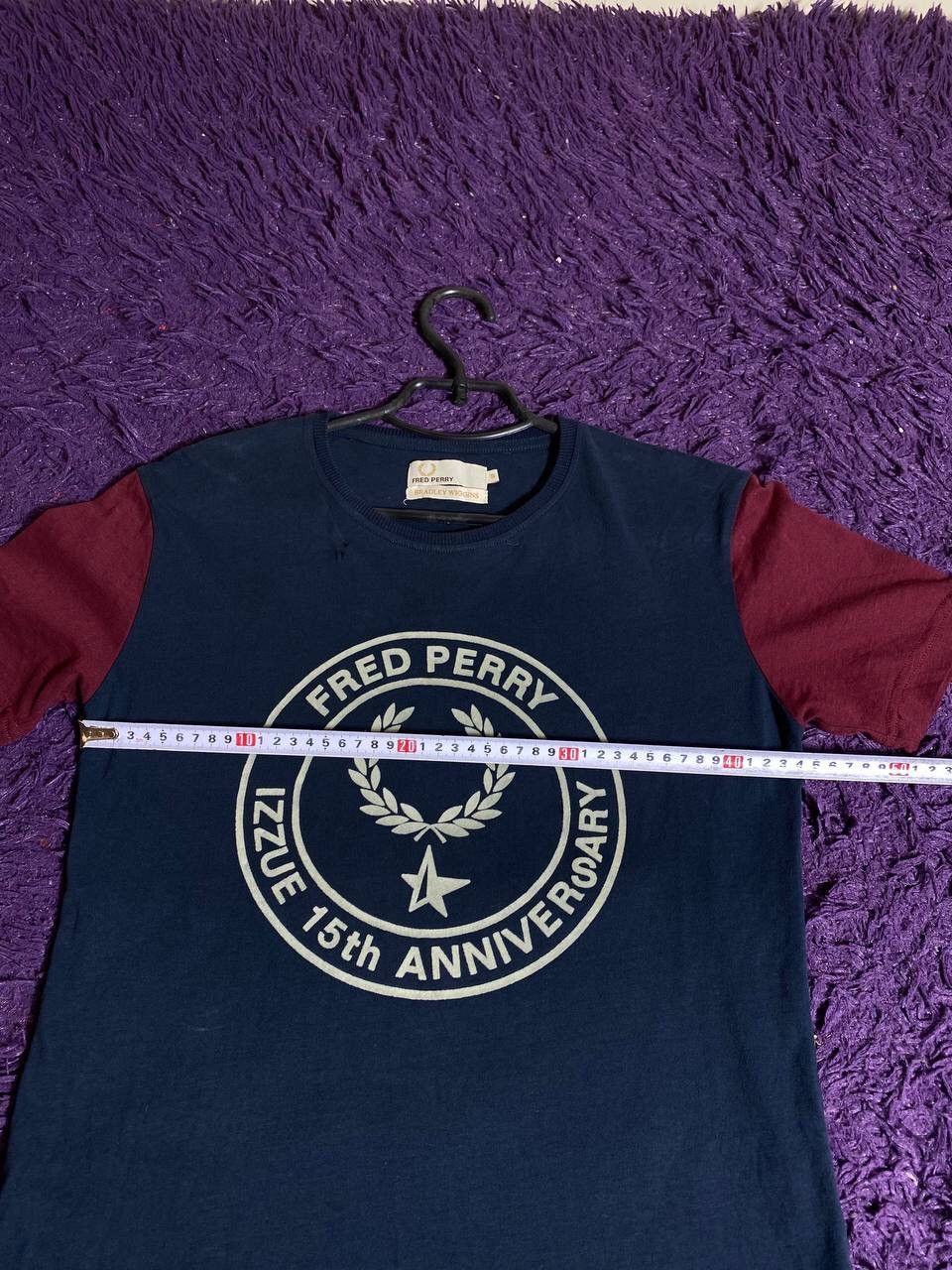 Fred Perry × Vintage Vintage Fred Perry Big Logo T-Shirt Tee Short Sleeve Size US S / EU 44-46 / 1 - 7 Thumbnail