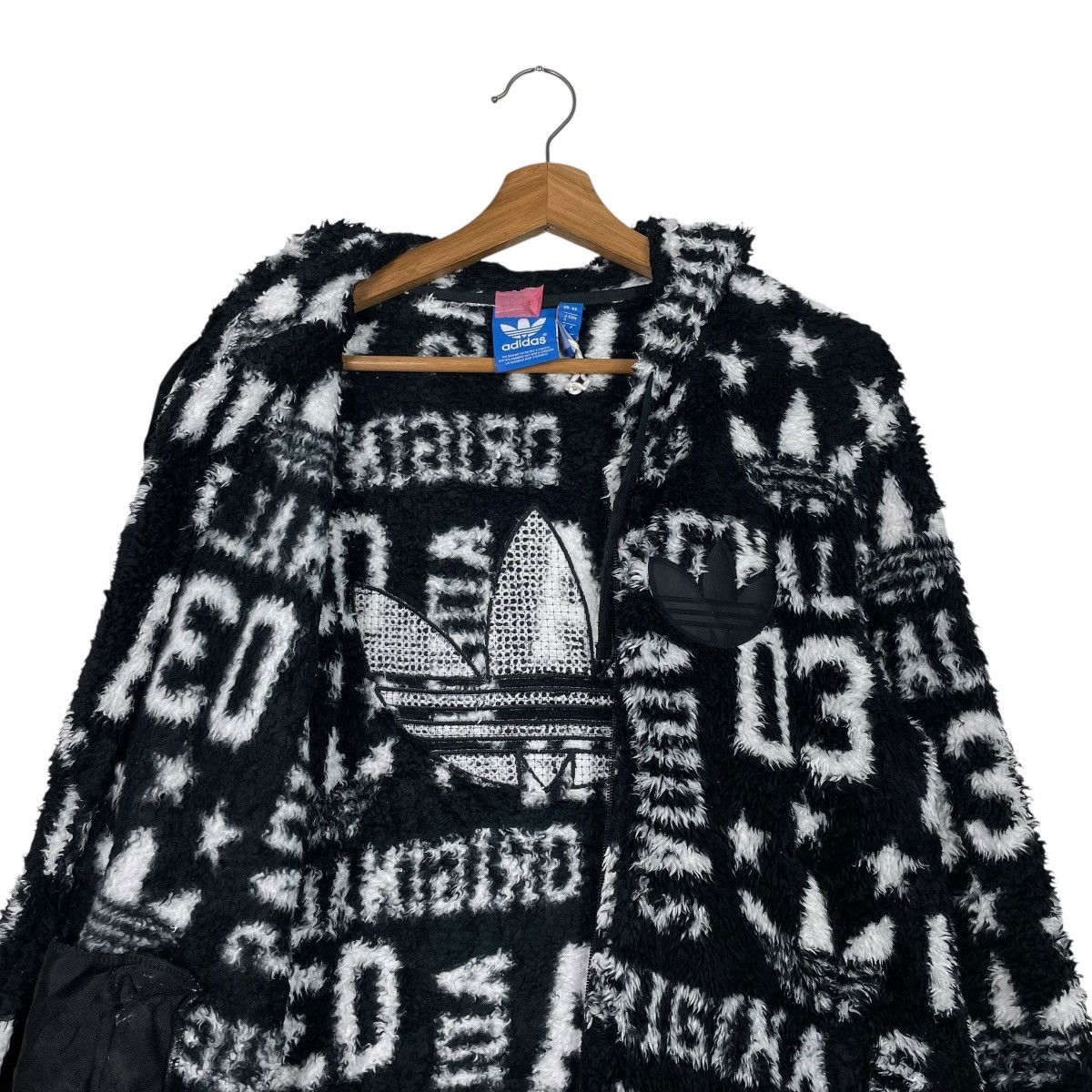 Adidas Adidas Fullprint Fleece Zipper Hoodie Size US M / EU 48-50 / 2 - 11 Thumbnail