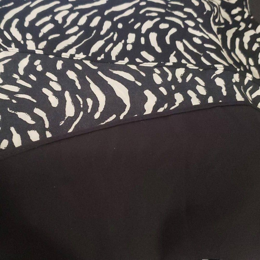 Nine West CT892 Nine West Black & White Sleeveless Blouse M Size M / US 6-8 / IT 42-44 - 6 Thumbnail