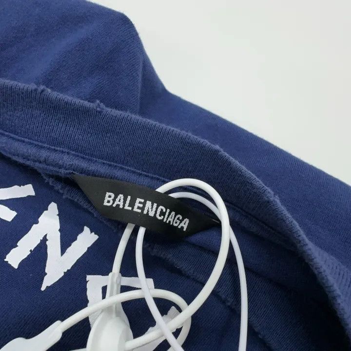 Balenciaga Balenciaga Balenciaga Athletic Logo Print Loose TShirt -25 Size US M / EU 48-50 / 2 - 4 Thumbnail