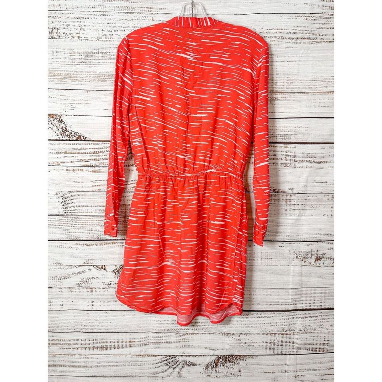 Splendid Splendid Button Front Mini Dress Red White Size Small Size S / US 4 / IT 40 - 8 Thumbnail