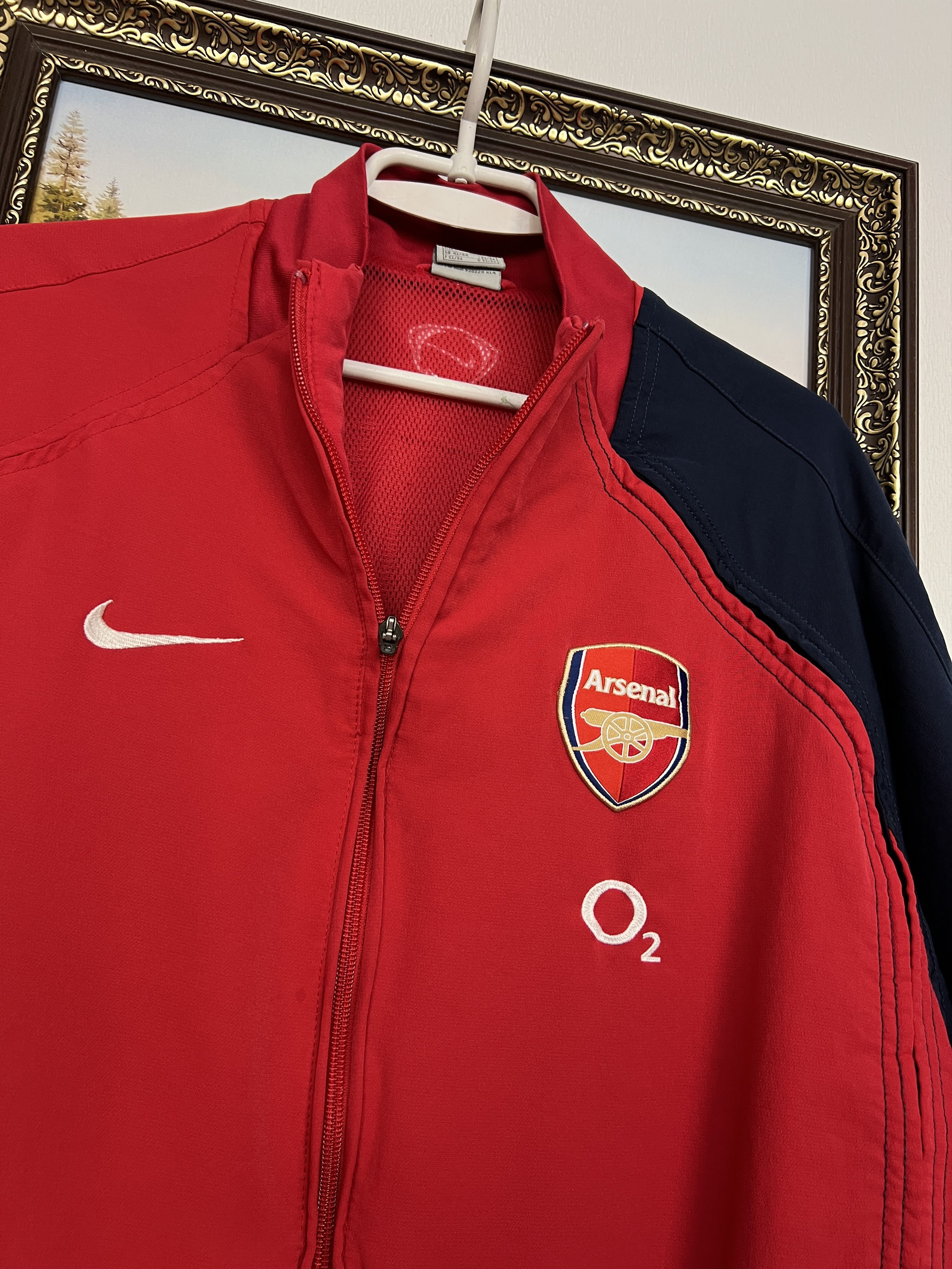 Nike Vintage 2000's Arsenal Jacket Soccer Track Top Gunners Rare Size US L / EU 52-54 / 3 - 3 Thumbnail