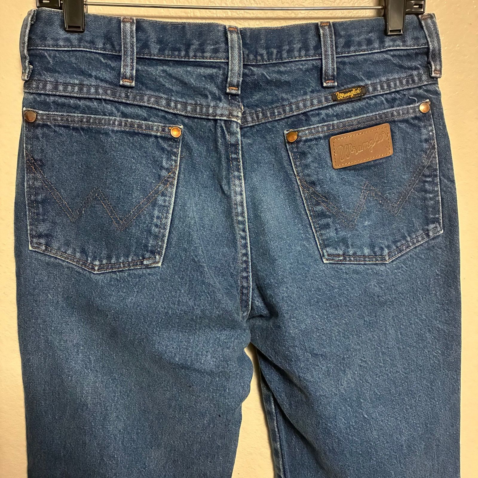 Wrangler Vintage Wranglers Made is USA Mens Size 31 x 30 Size US 31 - 5 Thumbnail