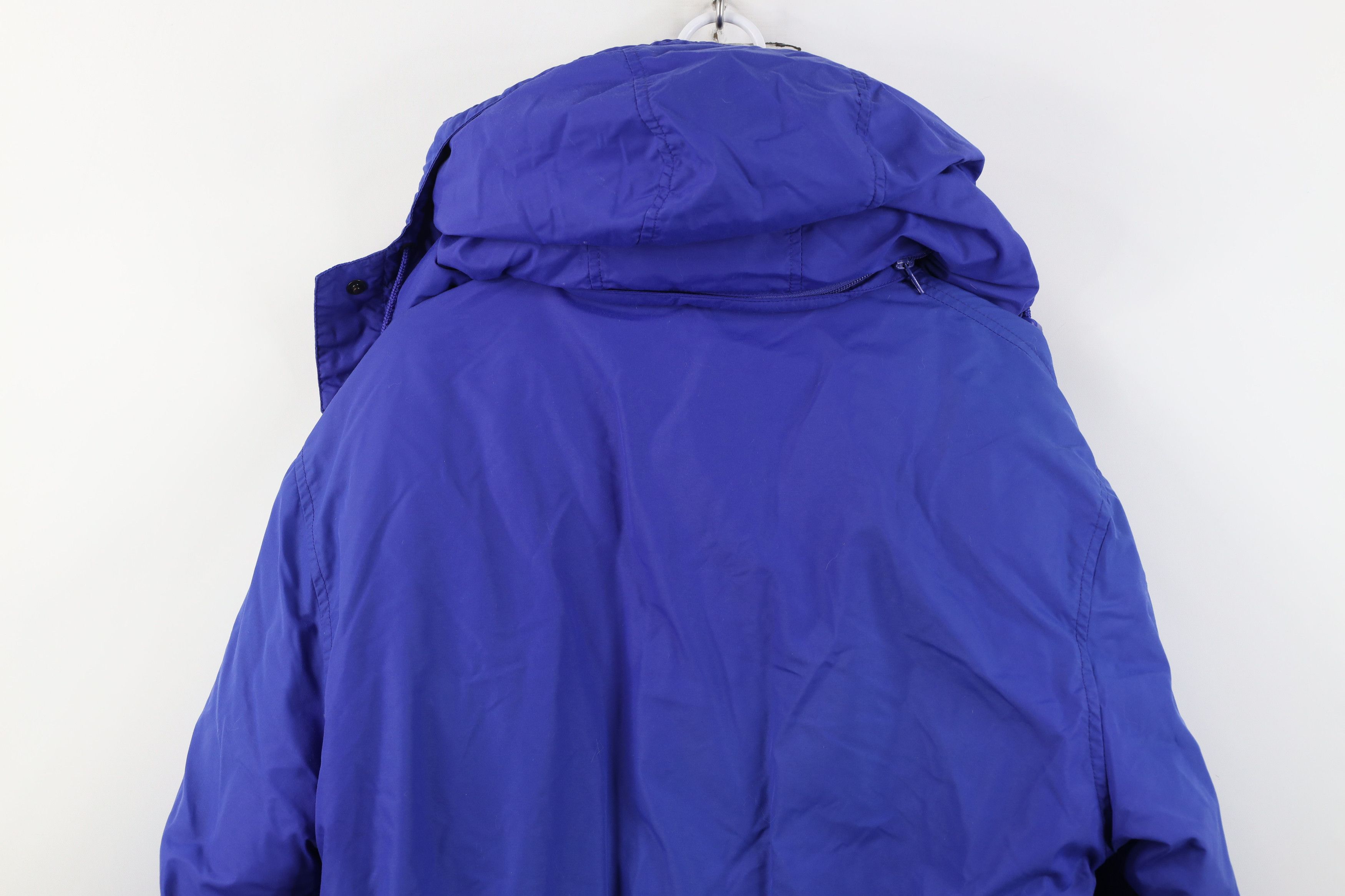 Eddie Bauer Vintage 90s Eddie Bauer Hooded Puffer Parka Jacket Purple Size M / US 6-8 / IT 42-44 - 14 Thumbnail