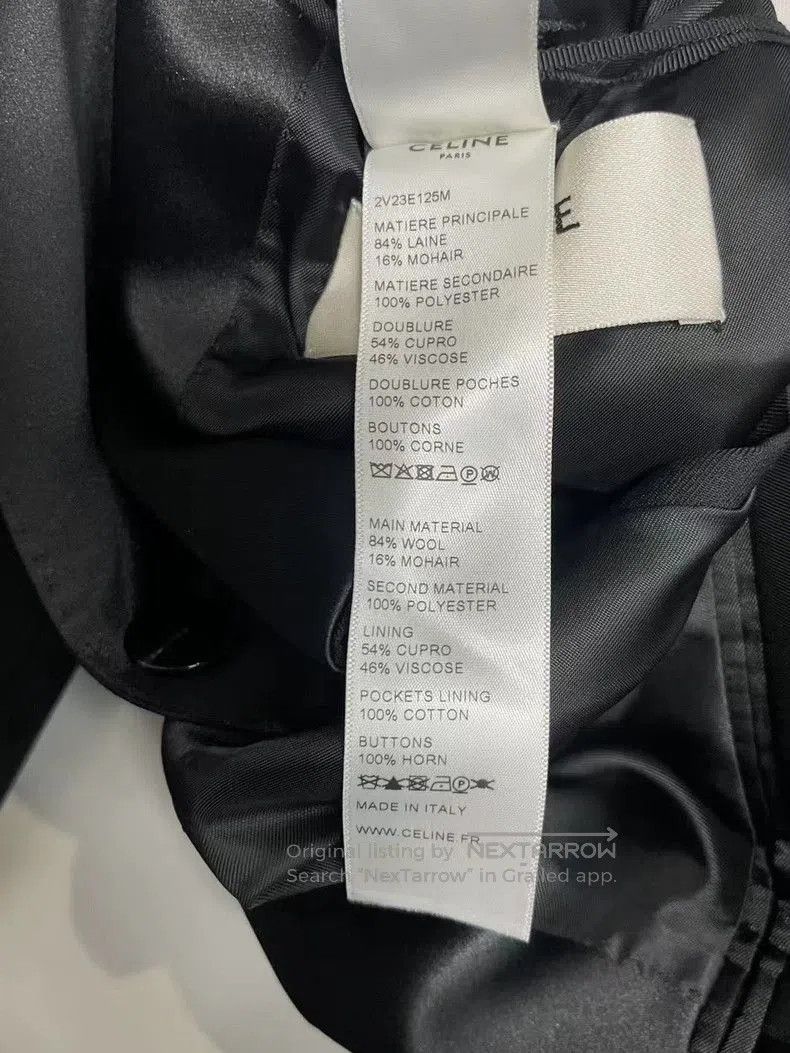 Celine Celine Satin Black Suit Jacket. Size US M / EU 48-50 / 2 - 6 Thumbnail