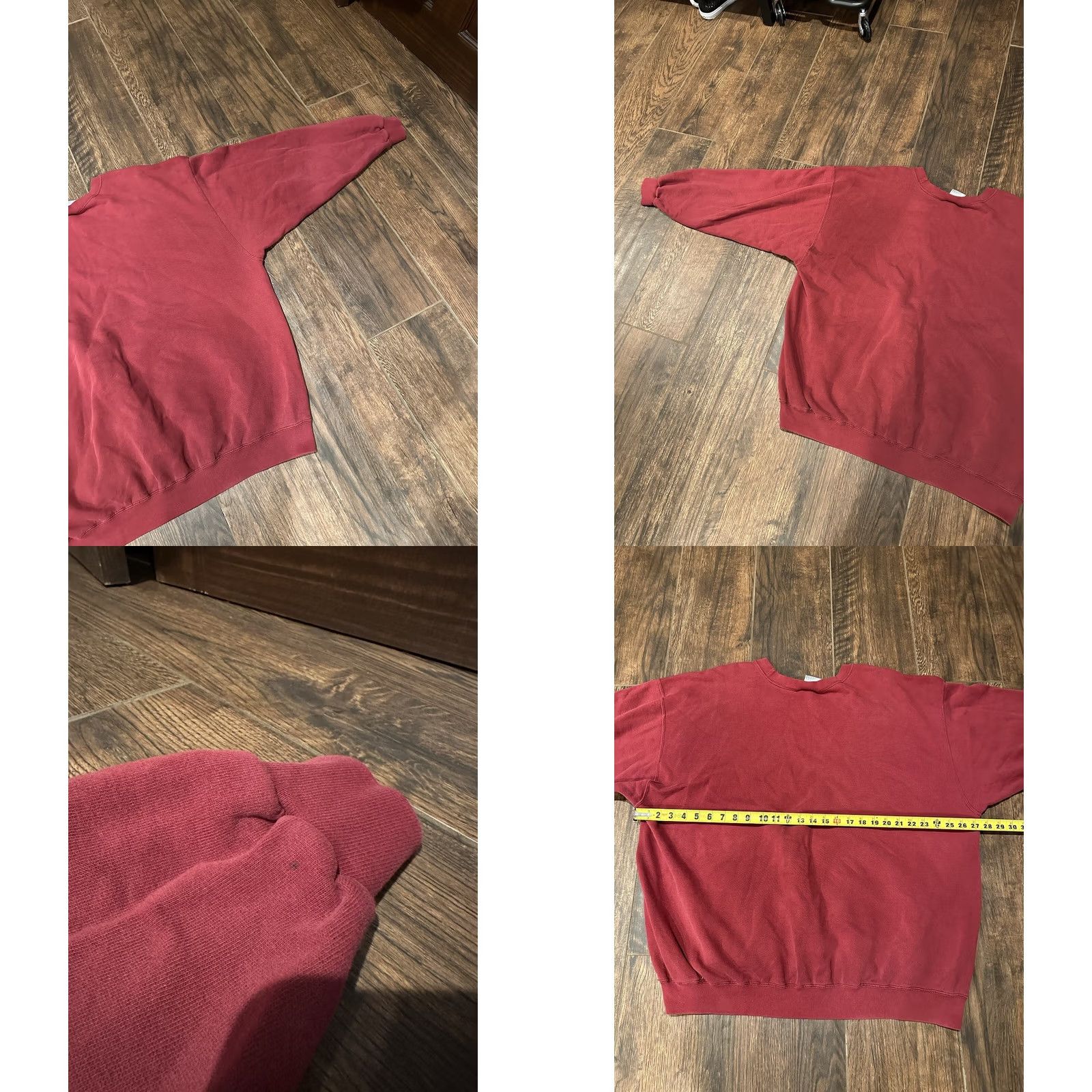 Nike VINTAGE Nike Swoosh Sweatshirt Crewneck XL red Embroidered USA Mens Size US XL / EU 56 / 4 - 8 Thumbnail