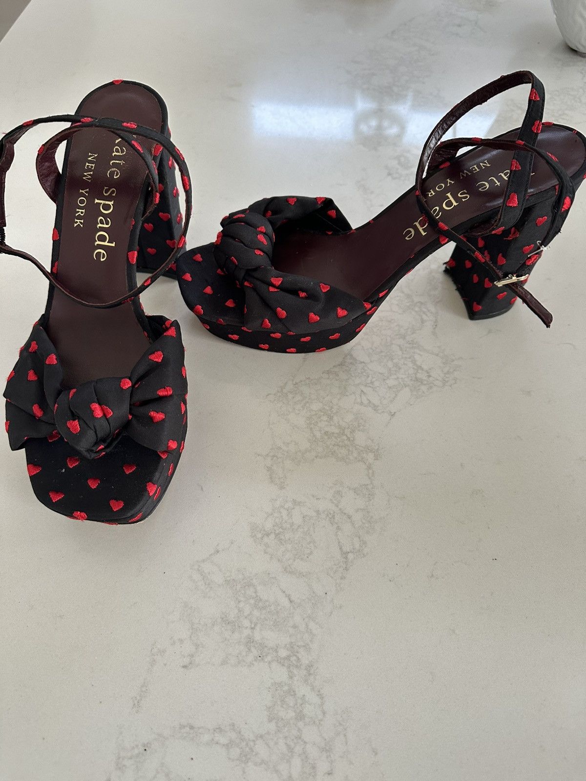 Kate Spade Kate Spade heart polka dot platforms in size 9,m Size US 9 / IT 39 - 1 Thumbnail