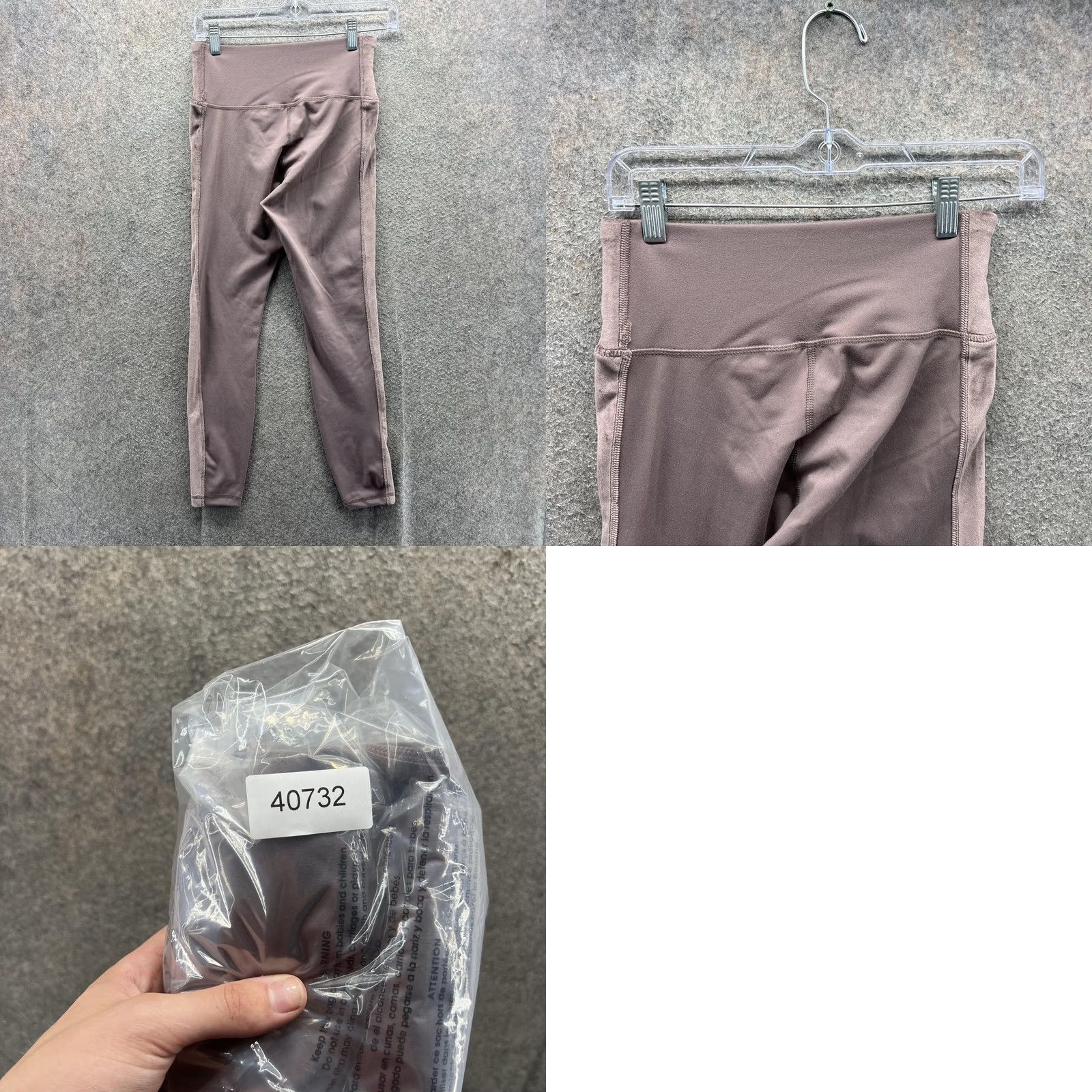 Juicy Couture Juicy Couture Sport Leggings Womens Small Brown Ankle High Rise Yoga Pants Size 28" / US 6 / IT 42 - 8 Thumbnail