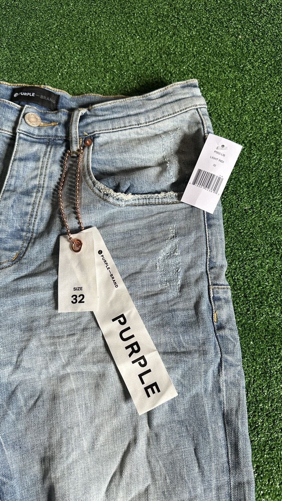 Purple Brand Purple Brand P002 Light Indigo Jeans Size US 32 / EU 48 - 1 Thumbnail