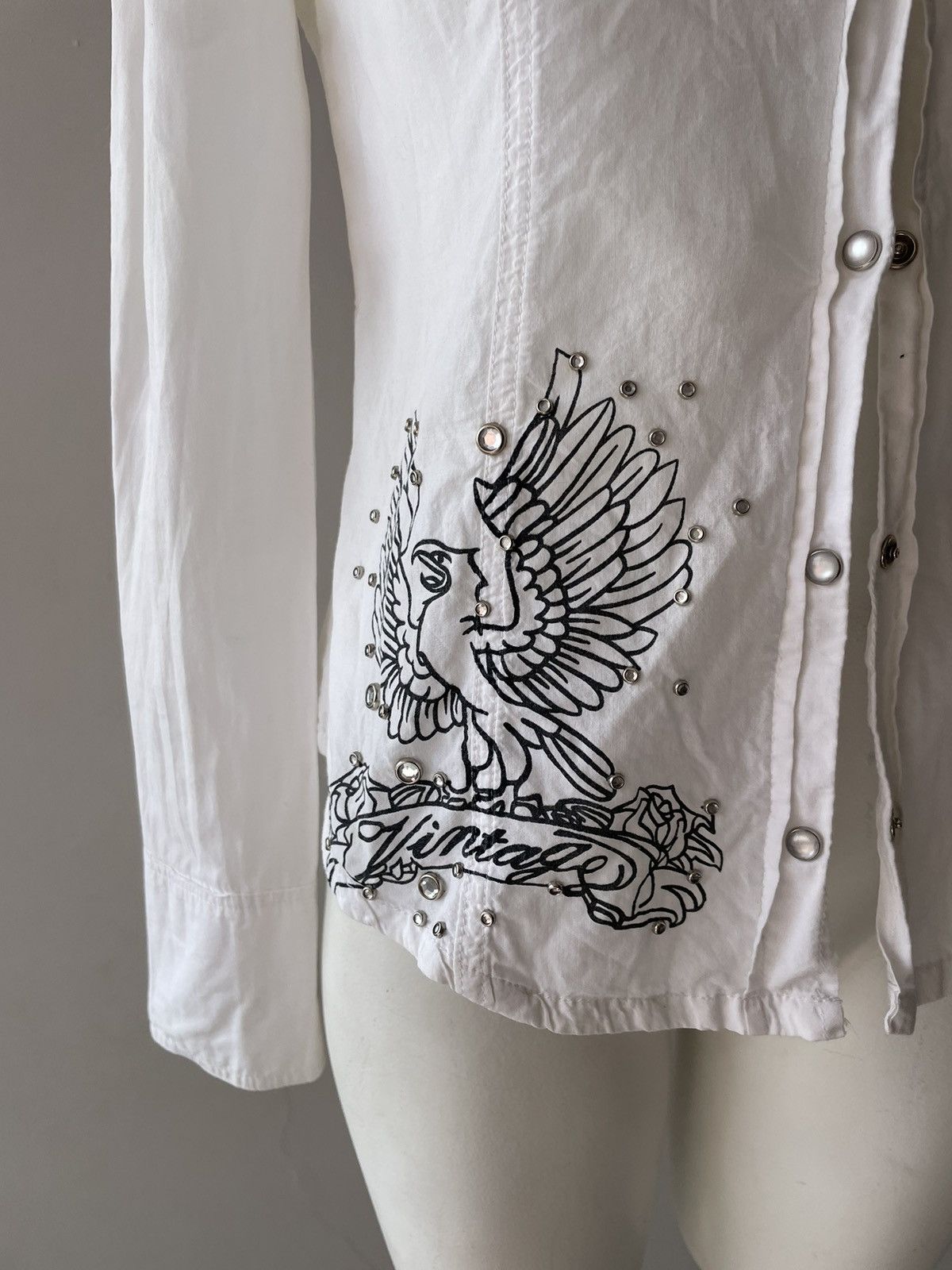 Vintage y2k shirt Size S / US 4 / IT 40 - 6 Thumbnail