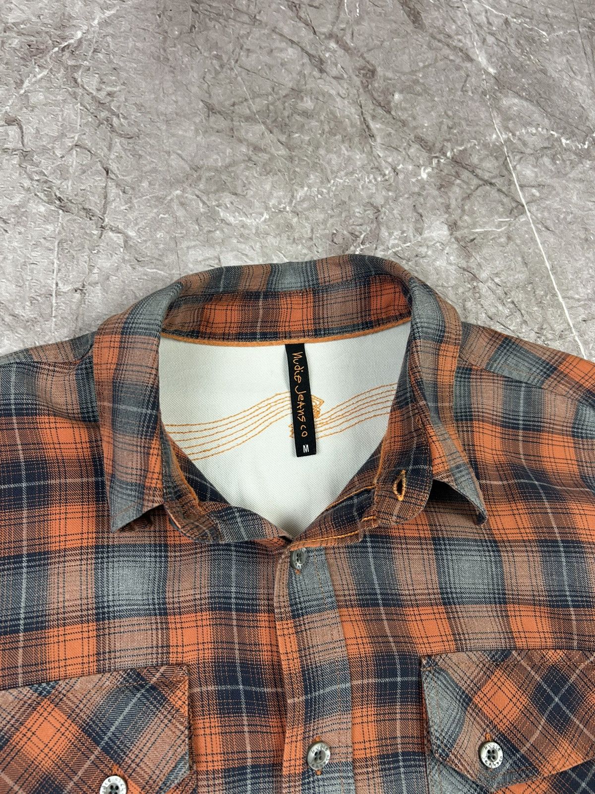 Nudie Jeans Nudie Jeans Long Sleeve Button-Up Checkered Flannel Shirt Size US M / EU 48-50 / 2 - 5 Thumbnail