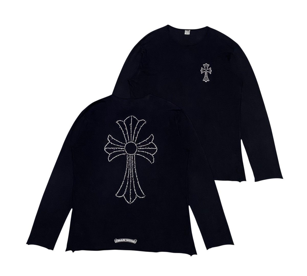 Chrome Hearts Chrome Hearts Poem Paper Thin Long Sleeve Shirt Size US S / EU 44-46 / 1 - 1 Thumbnail