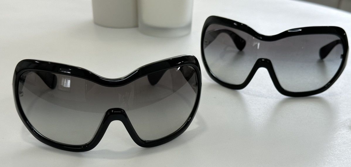 Prada Prada archive FW11 Runway Mask sunglasses Size ONE SIZE - 3 Thumbnail