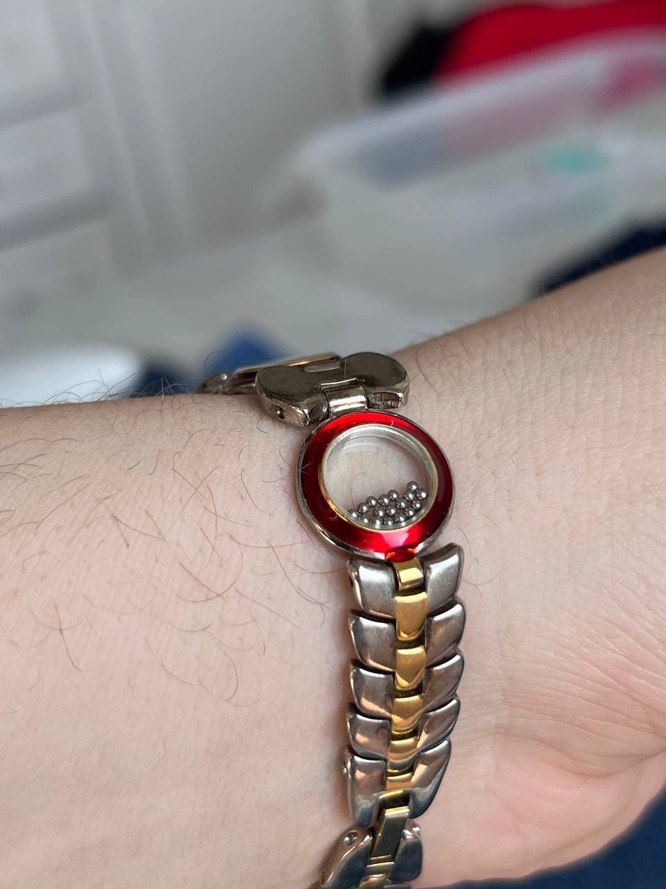 Japanese Brand × Vintage Vintage Japanese style futuristic Watch Chrome Red Blood 🩸 Size ONE SIZE - 9 Thumbnail
