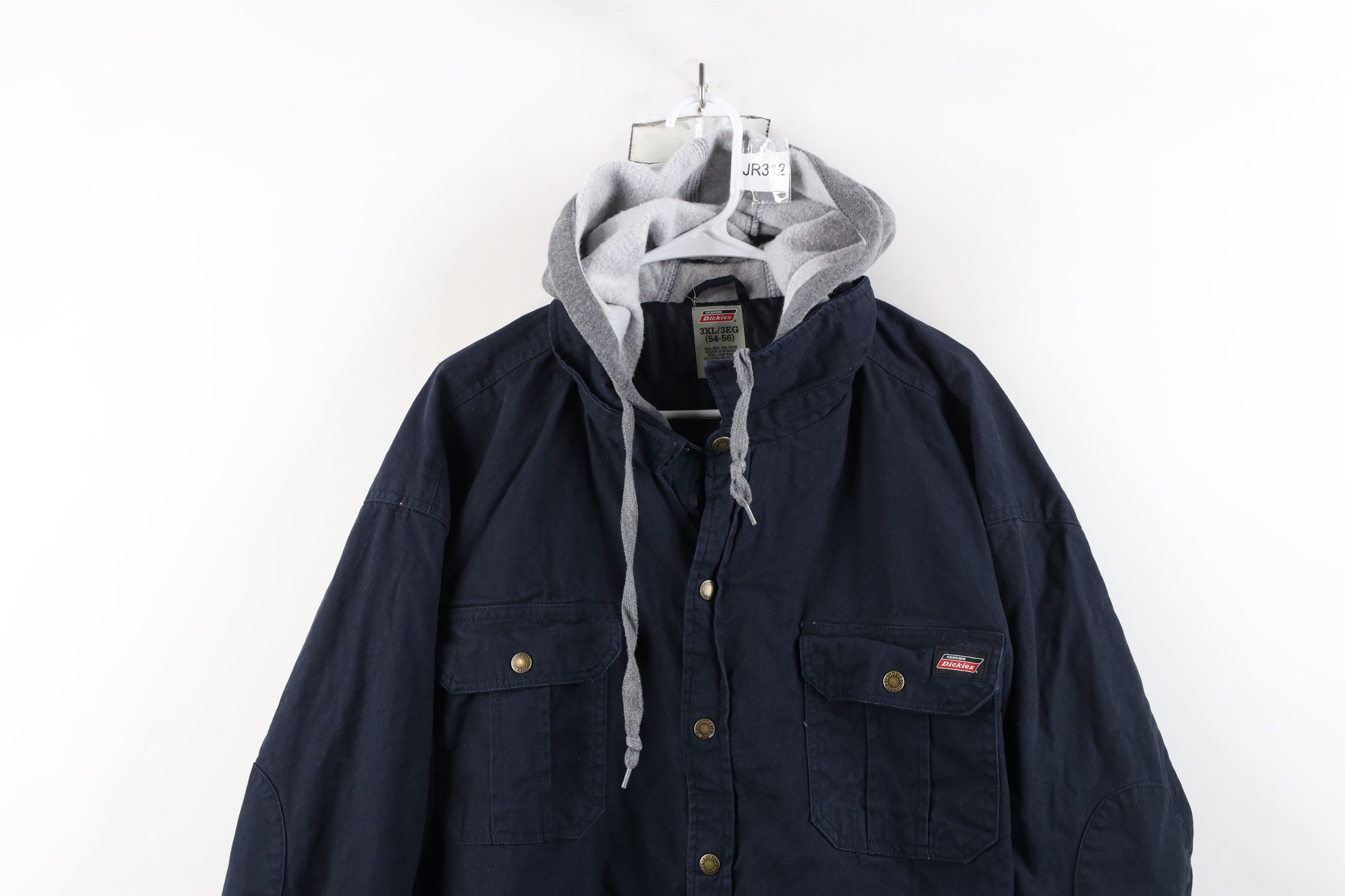 Dickies × Vintage Vintage Dickies Quilted Canvas Hooded Button Shirt Jacket Size US XXL / EU 58 / 5 - 2 Thumbnail