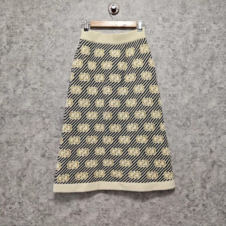 Gucci Gucci GG striped jacquard full print skirt Size 25" / US 0 / IT 36 - 2 Thumbnail