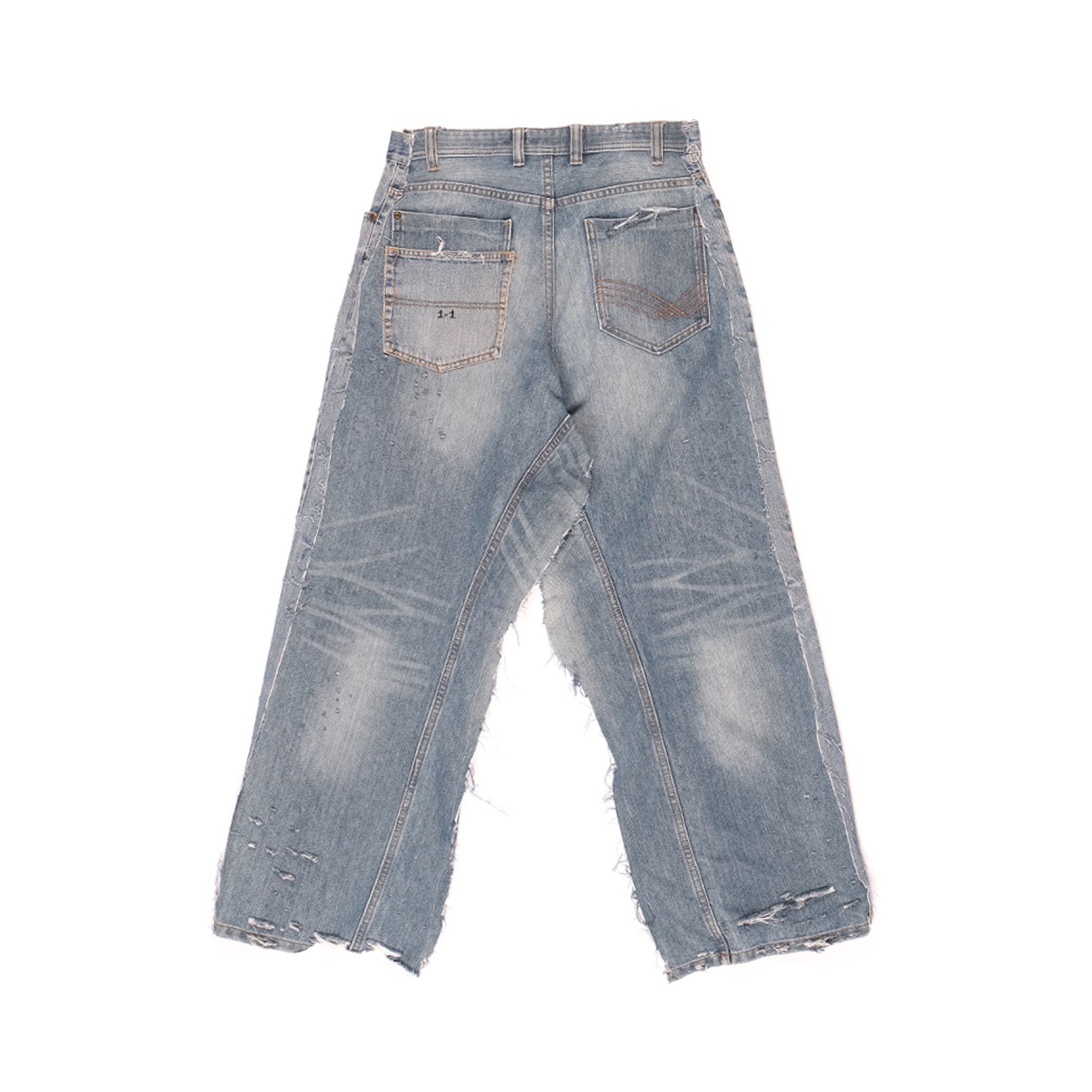 Designer 1/1 BAGGY VINTAGE JEANS Size US 33 - 2 Thumbnail