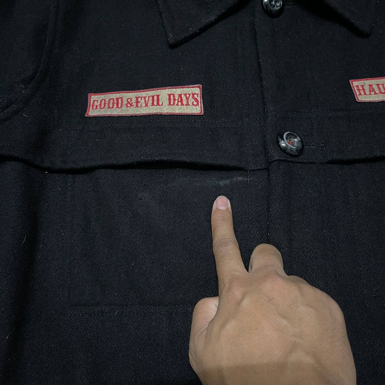 Japanese Brand Vintage Haughty Crew Jacket Multi Pocket Workers Size US L / EU 52-54 / 3 - 10 Thumbnail