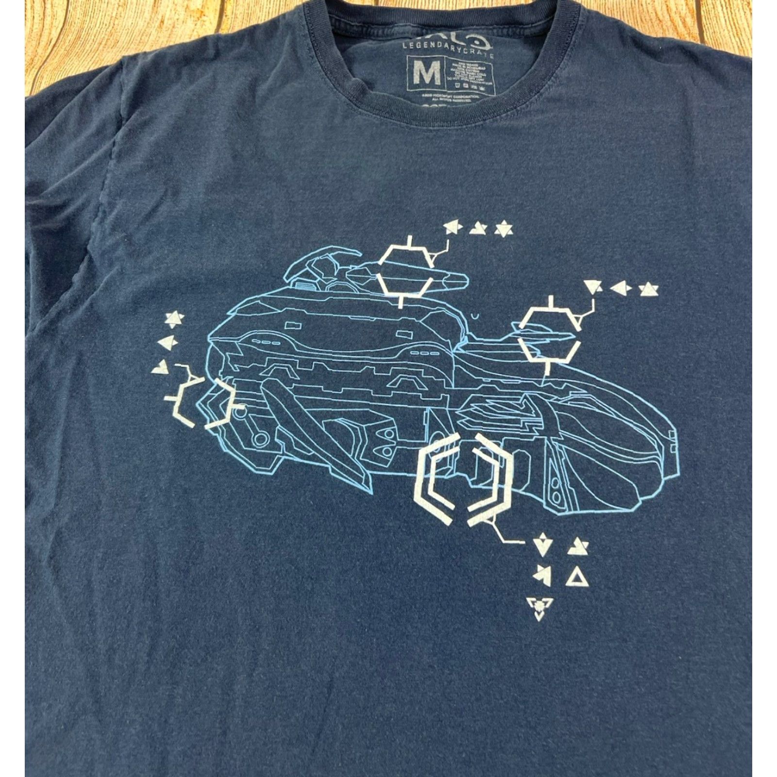 Halo **HALO Legendary Loot Crate Wraith T-Shirt Blue M** User: **HALO Legendary Loot Crate Wraith Blue T-Shirt Size Medium** Size US M / EU 48-50 / 2 - 3 Thumbnail