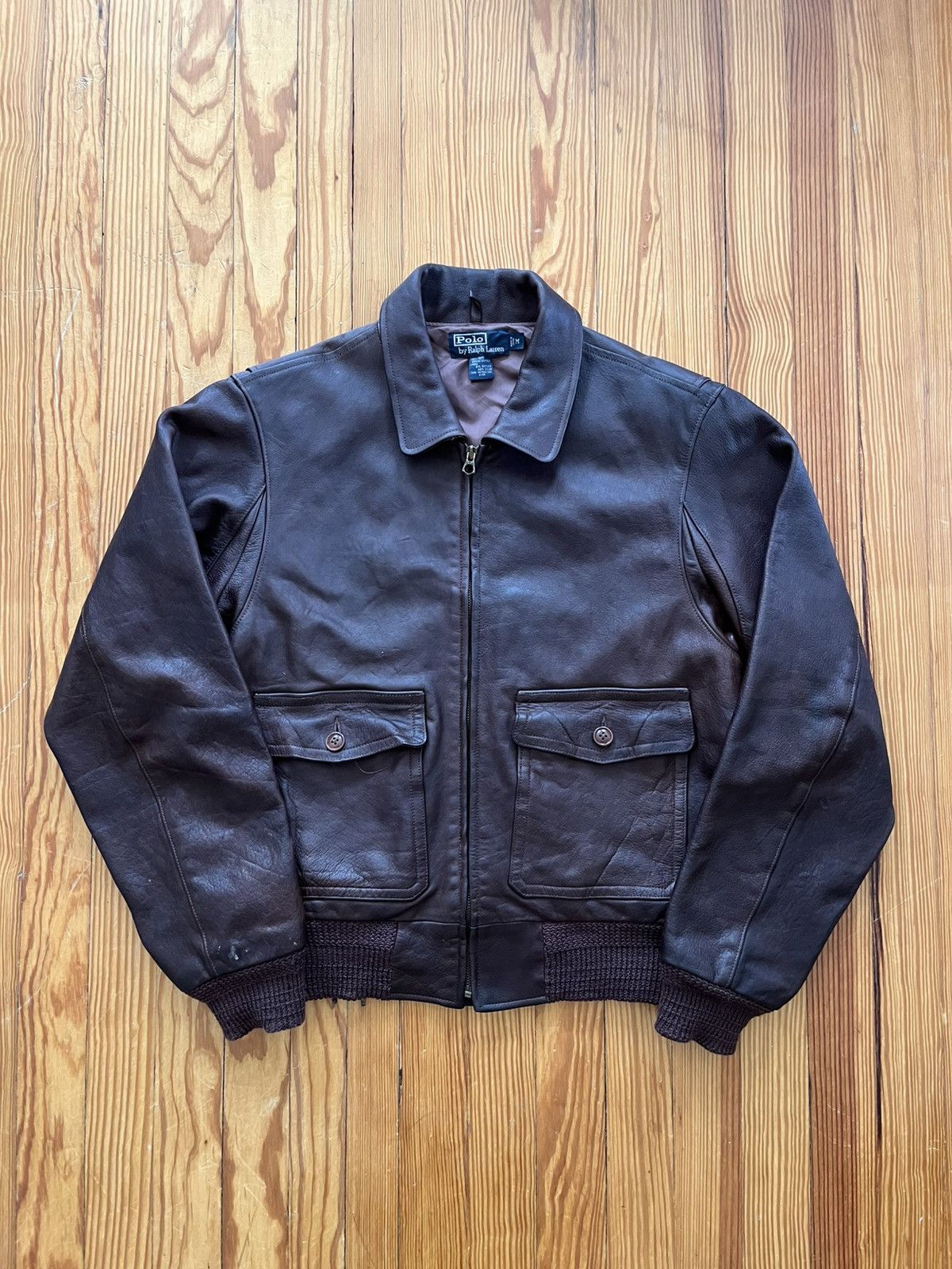 Polo Ralph Lauren Vintage Polo Ralph Lauren A2 Leather Flight 