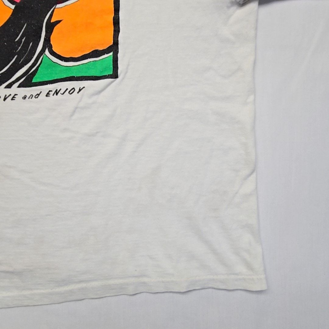 Vintage Vintage Maui Graphic Tee White Cropped Womens Large Shirt Size L / US 10 / IT 46 - 4 Thumbnail