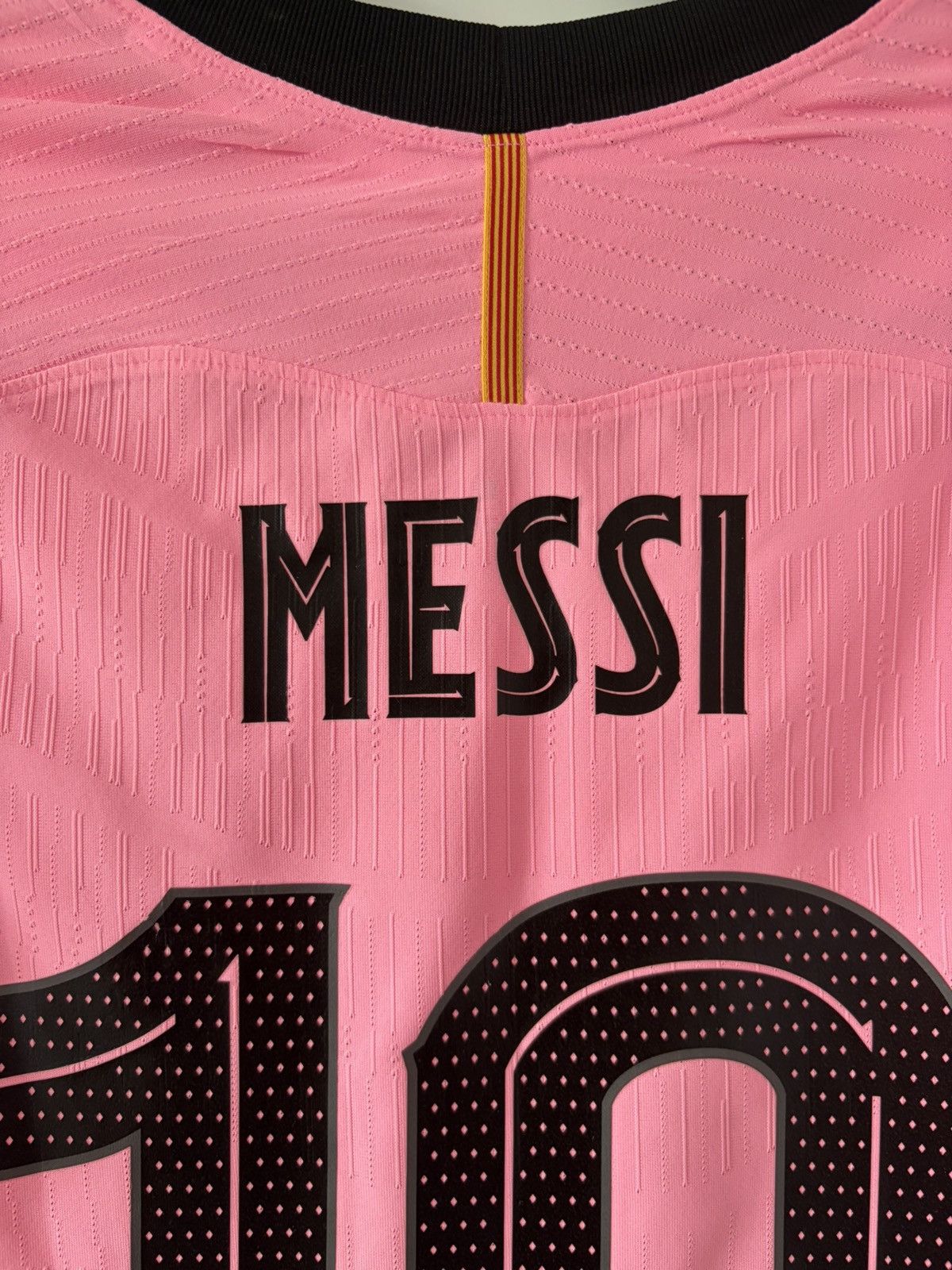 Barcelona nike 2020/2021 trzecia Messi wersja meczowa — zdjęcie 2