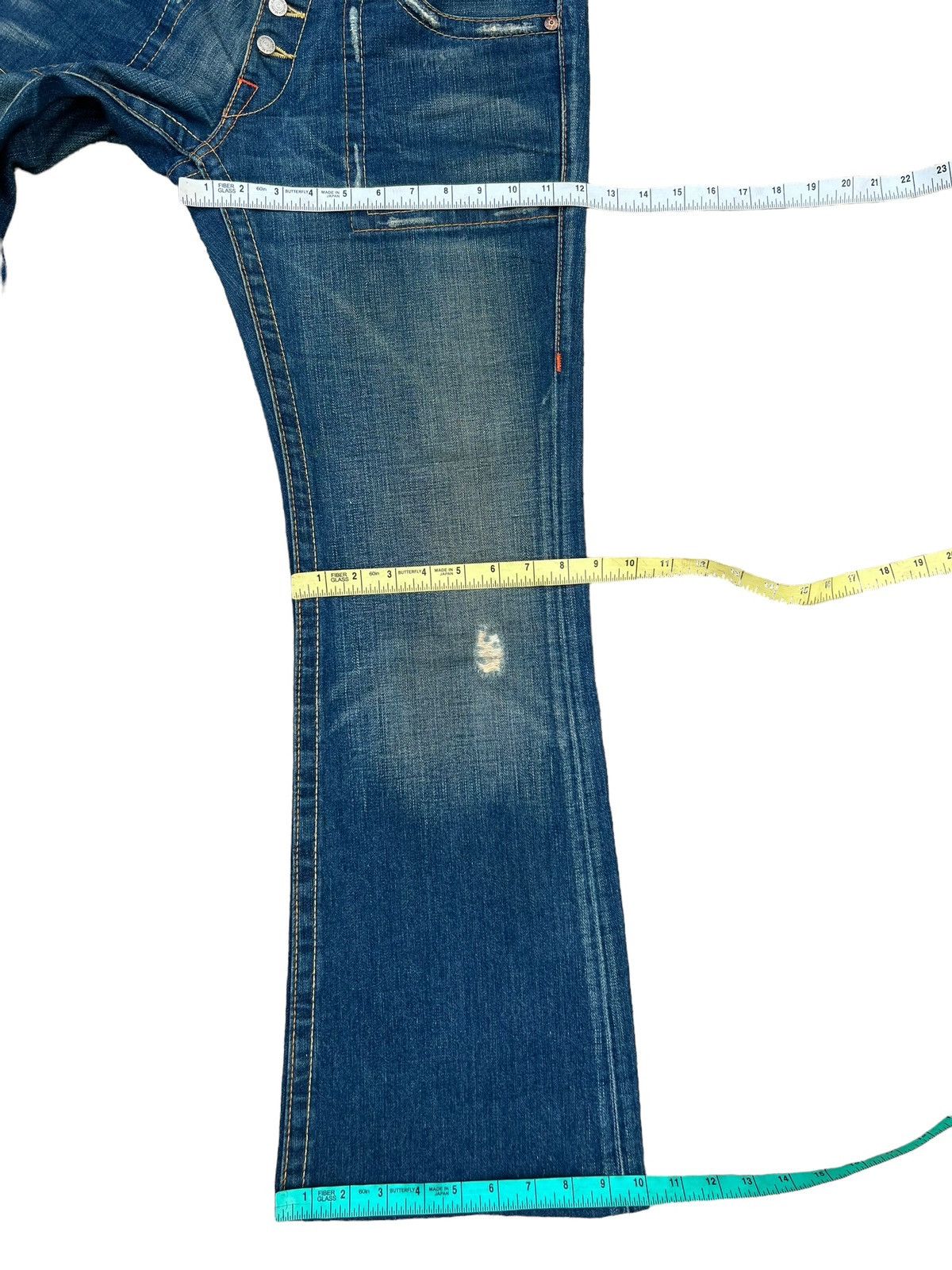 True Religion VTG Y2K 00s True Religion Big Rig Mud Denim Bootcut Jeans Size US 31 - 3 Thumbnail