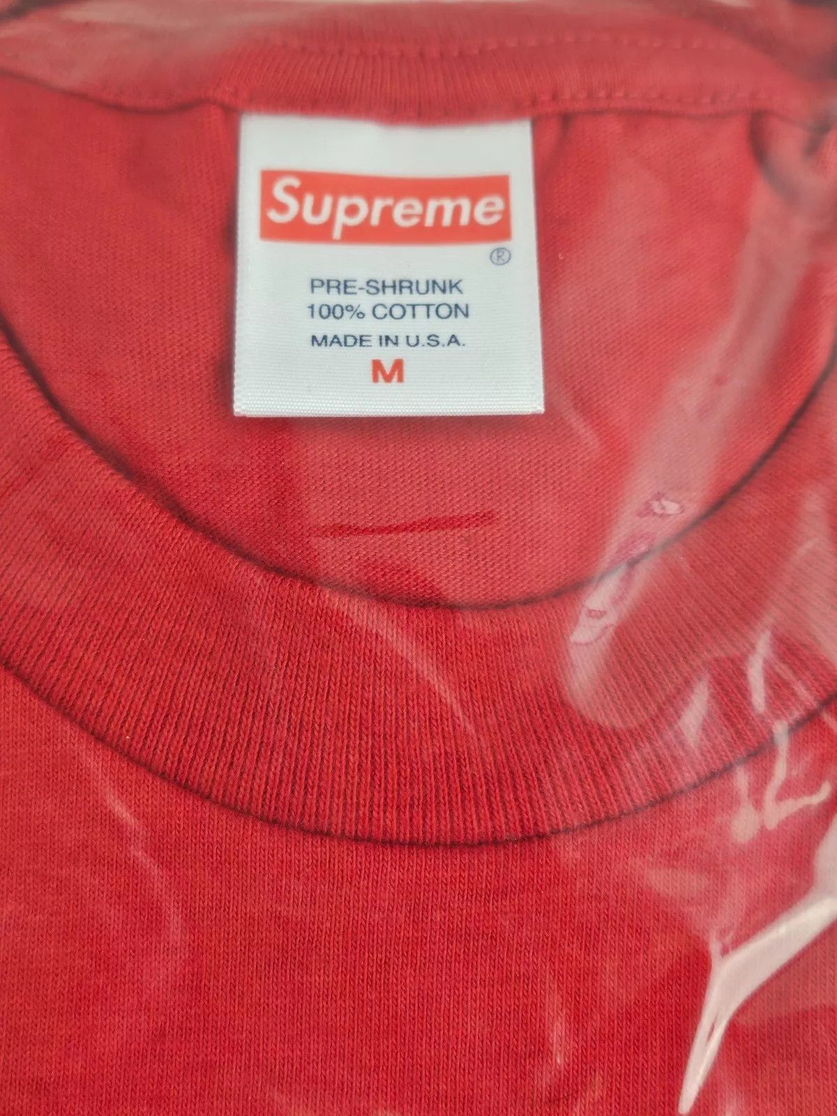 Supreme Supreme Molotov Tee Red T-Shirt MEDIUM SS18 + Pin Scratch Size US M / EU 48-50 / 2 - 7 Thumbnail