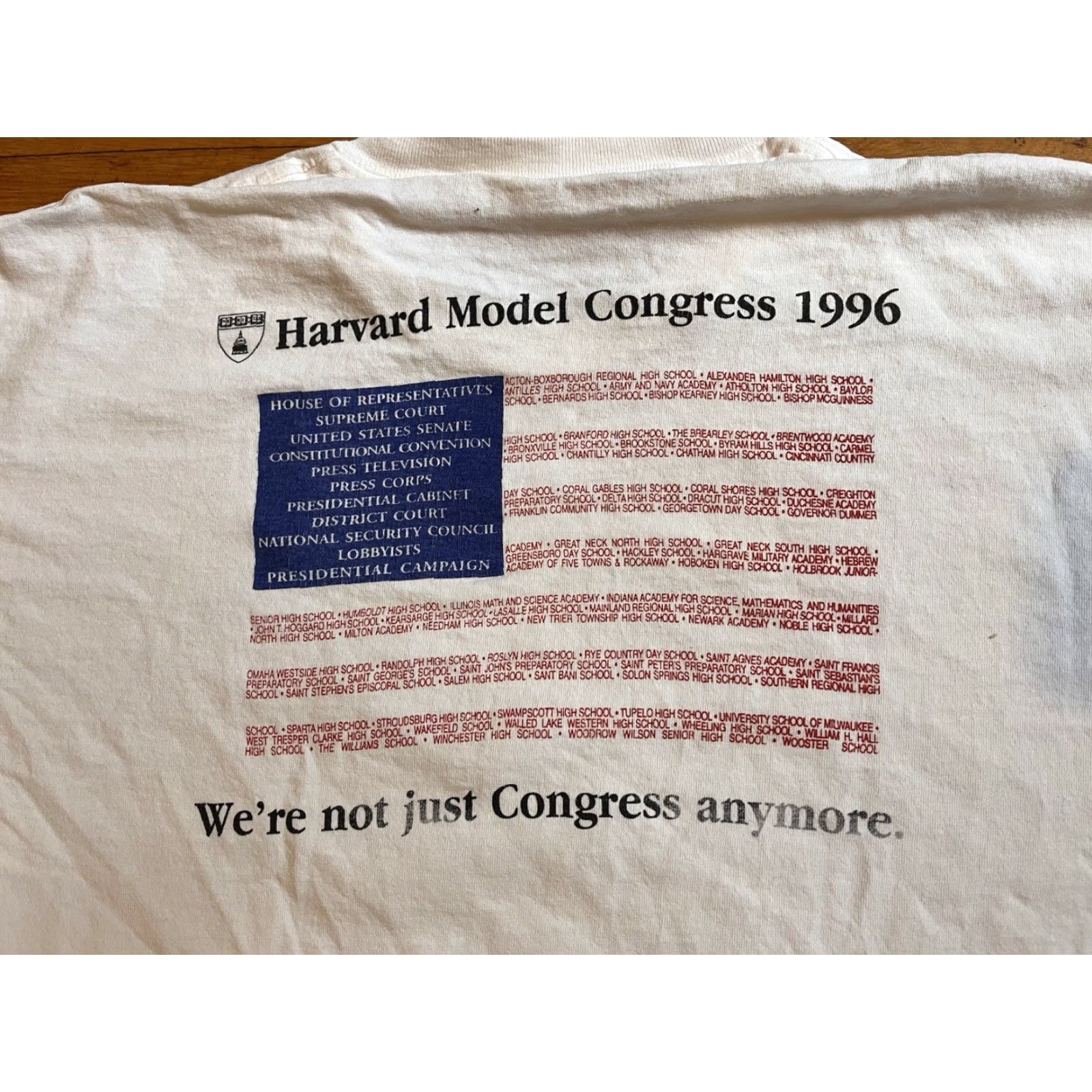 Lee VINTAGE Harvard University Model Congress 1996 Shirt XL White Harvard University Model Congress 1996 Shirt XL White Size US XL / EU 56 / 4 - 7 Thumbnail