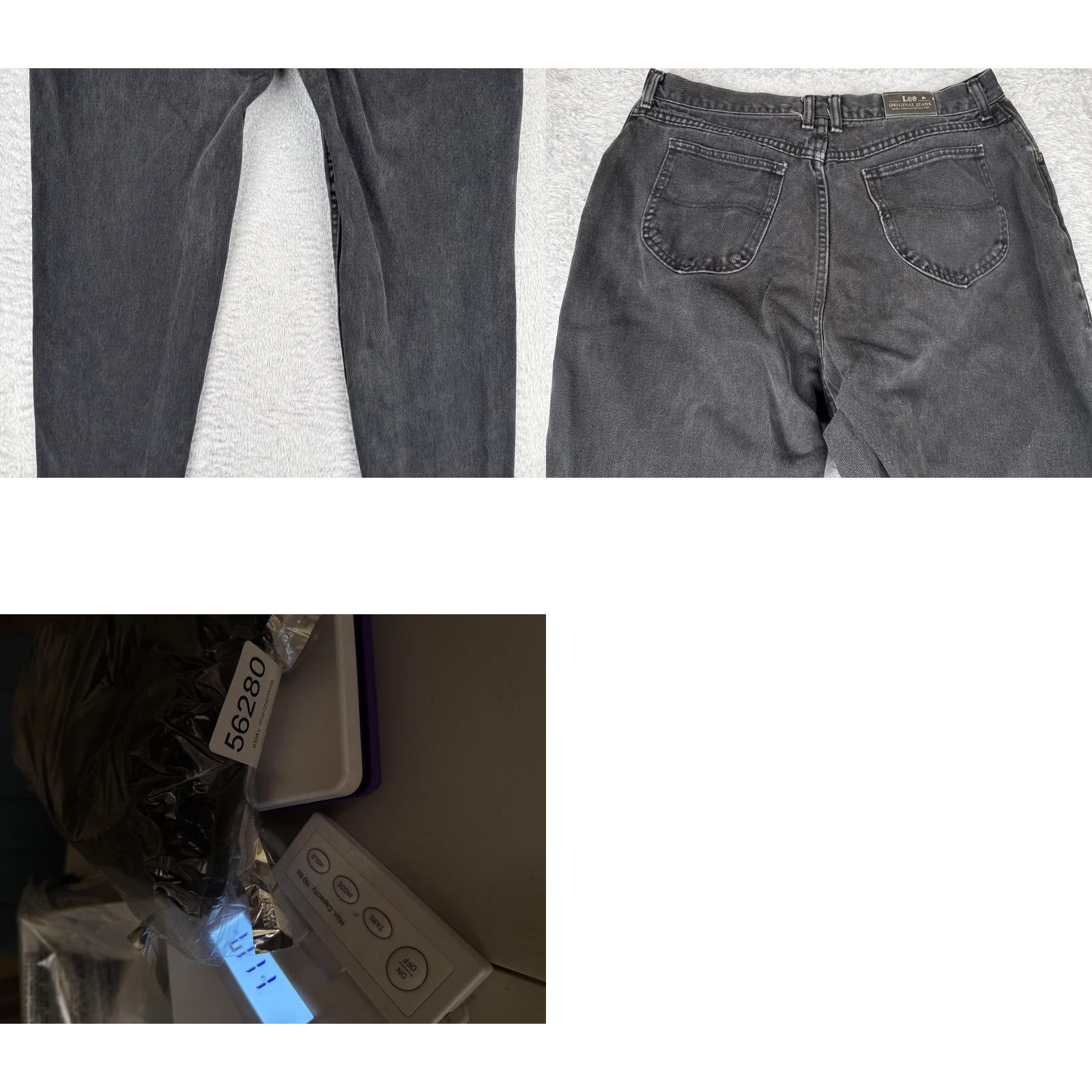 Lee Lee Tapered Jeans Womens 8M Gray Charcoal Wash High Rise Relaxed Denim 32x31 Jeans Womens 8M Gray Charcoal Wash 90s Vintage Lee Logo Pocket Jeans Size 30" / US 8 / IT 44 - 10 Thumbnail