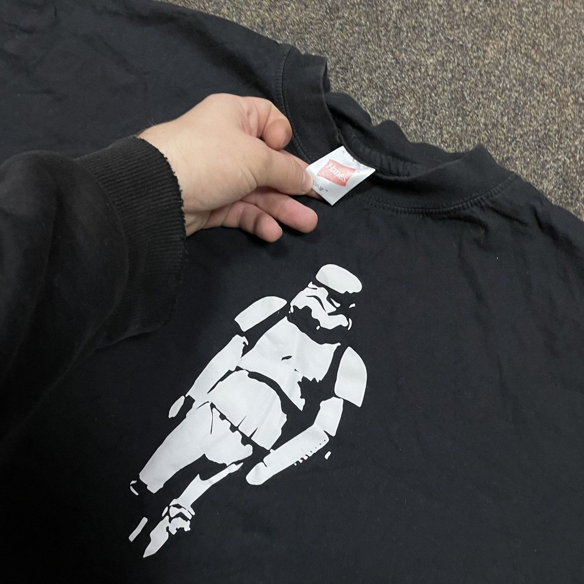 Cartoon Network RARE Star Wars Stormtrooper Tee — Vintage Hanes USA Size US XL / EU 56 / 4 - 4 Thumbnail
