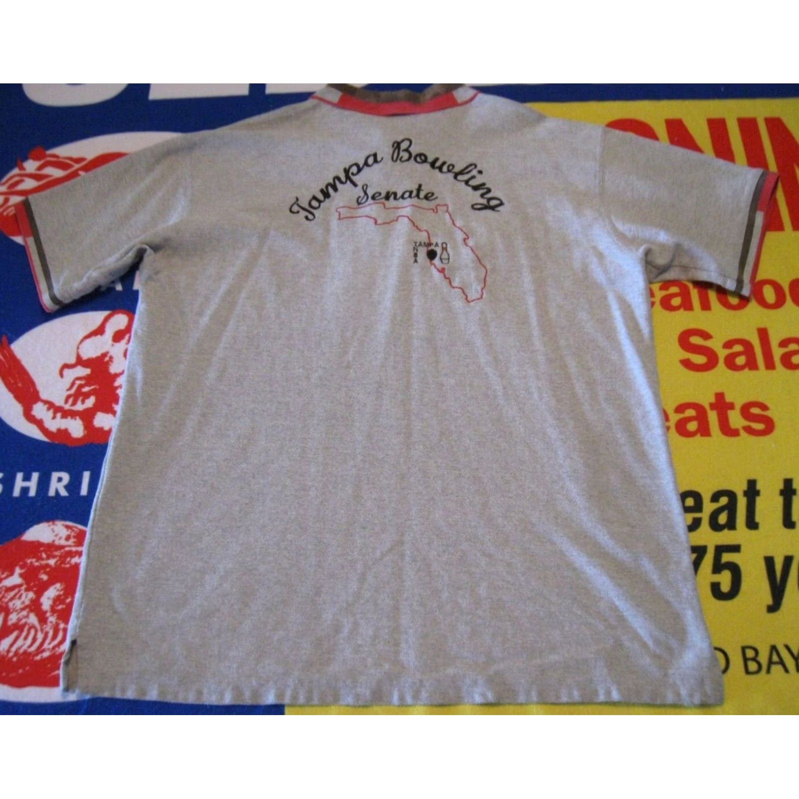Vintage The National Bowling Association vintage Polo Mens XL TNBA Tampa Senate - Classic &quot60s Style Size US XL / EU 56 / 4 - 4 Thumbnail